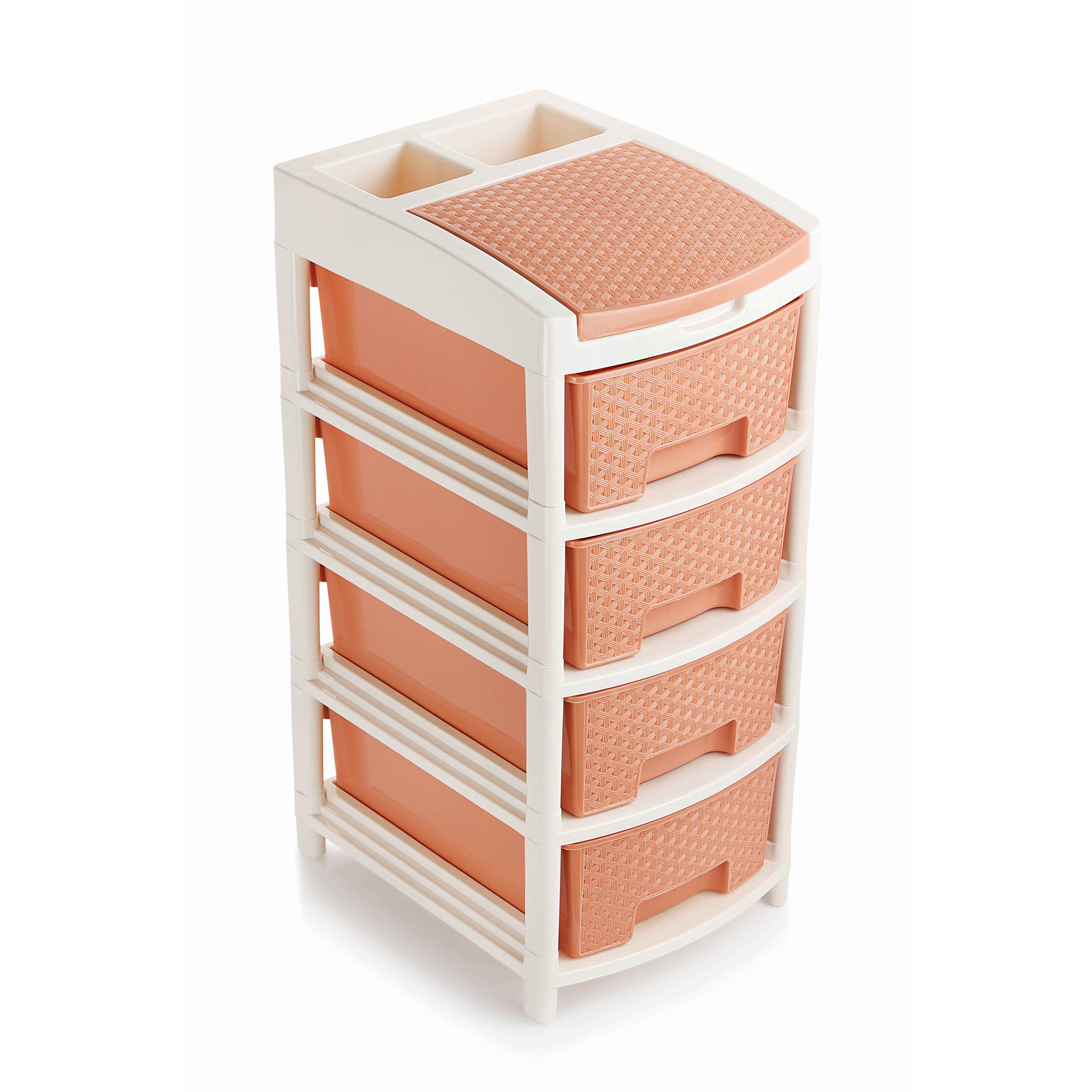 Liza Industries Vector 4 Big Drawer With Extra Compartment (Colour
