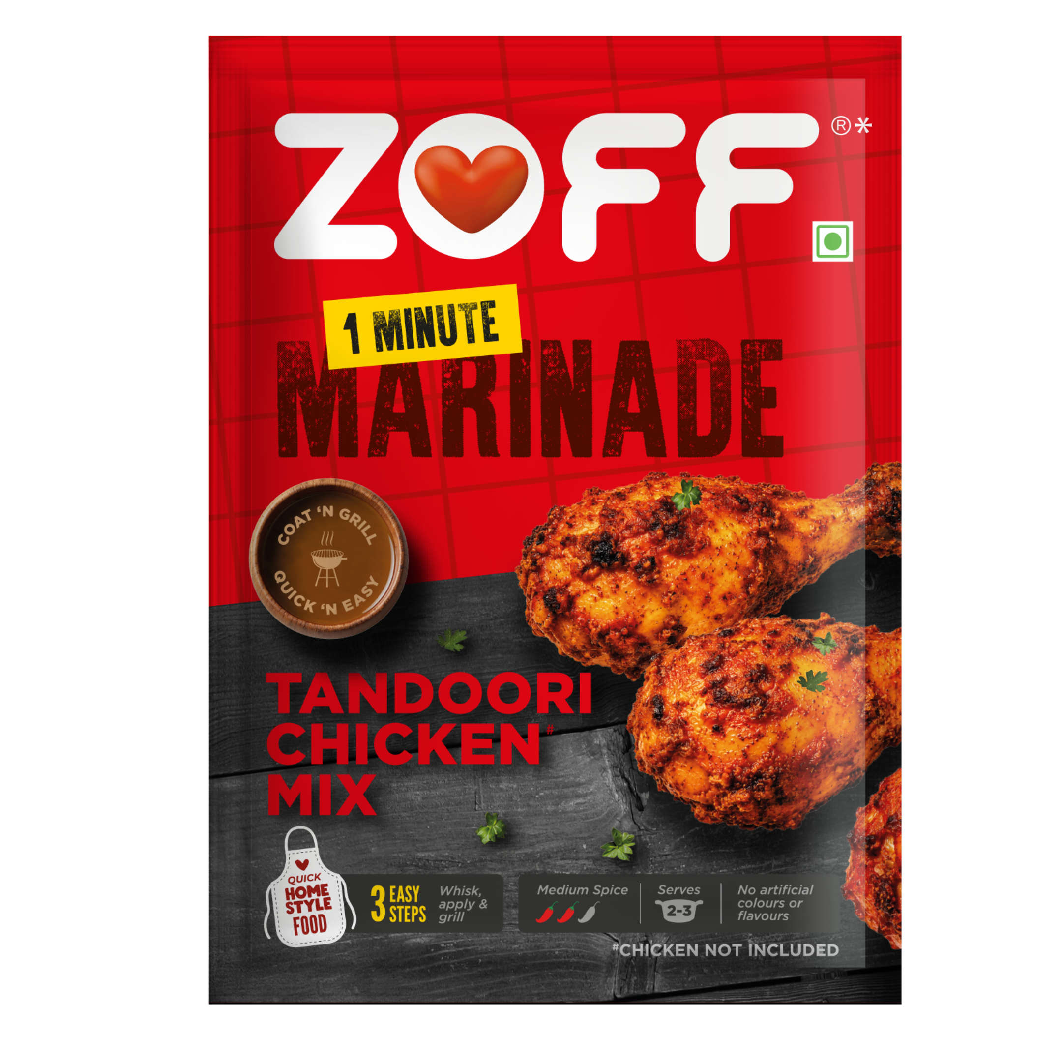 ZOFF Marinde Mix Tandoori Chicken - Buy at ₹26 Online | Instant