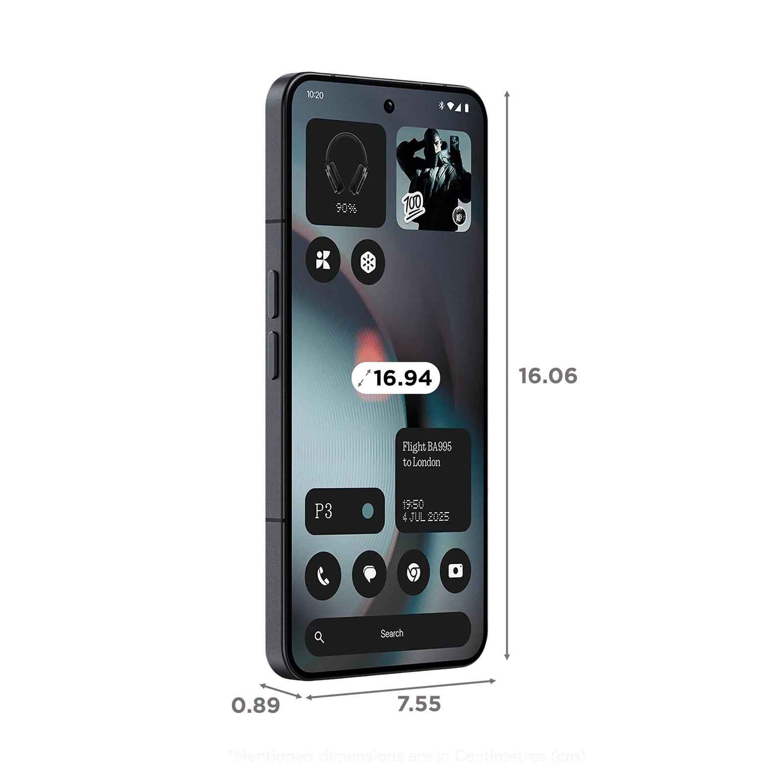 Nothing Phone 3 12/256 Black - Buy at ₹73699 Online | Instant