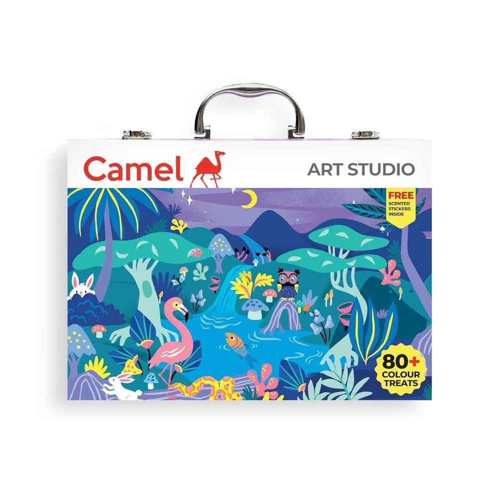 Camel Art Studio Set In A Reusable Briefcase Pack - Buy at ₹651