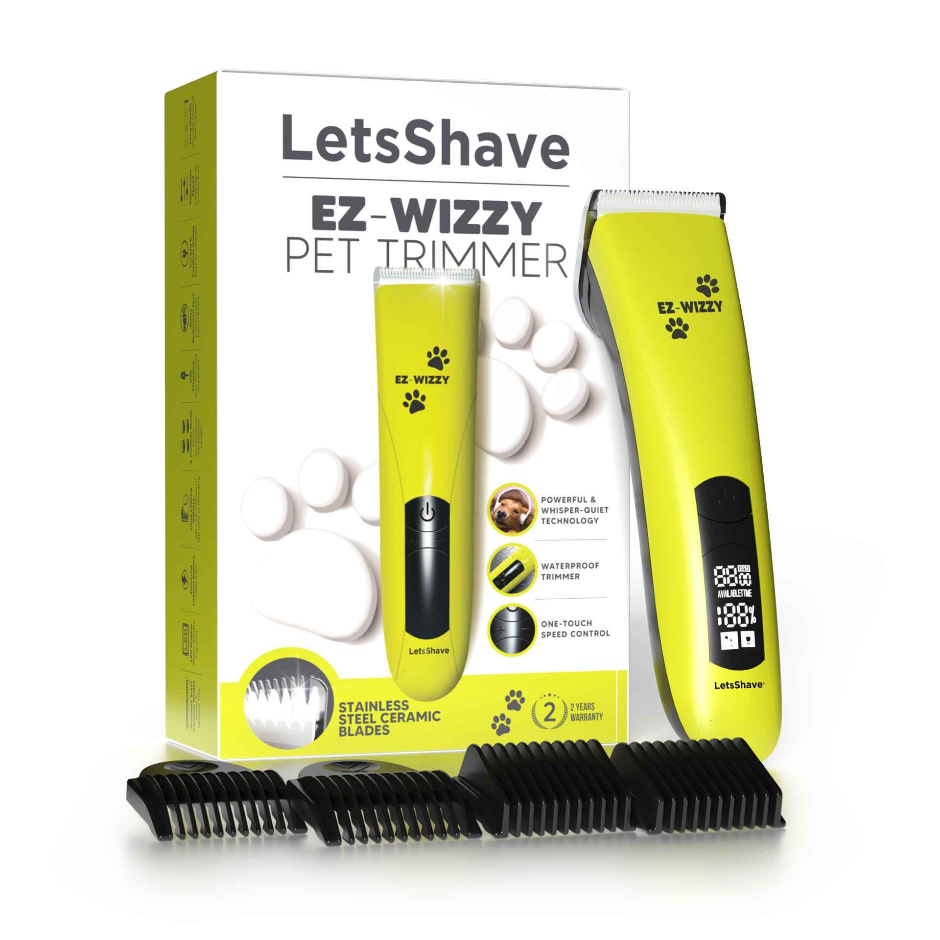 LetsShave EZ-WIZZY Pet Trimmer for Dogs & cats - Buy at ₹2999