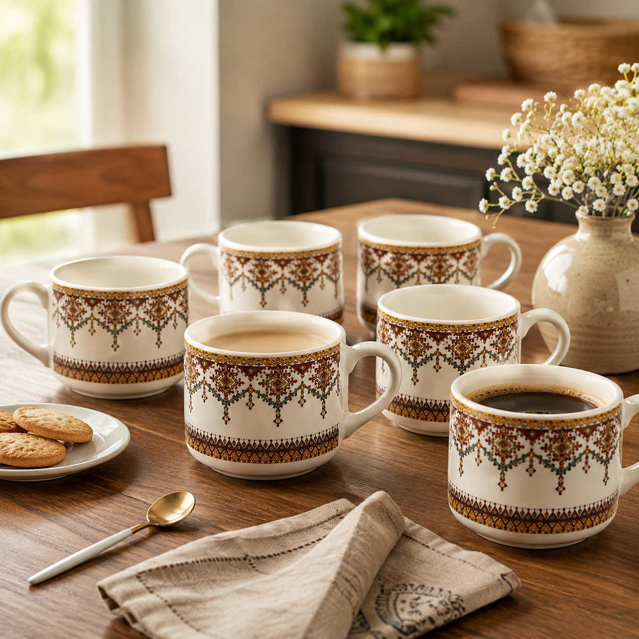 Sanjeev Kapoor by OGGN Stoneware Cup Set - Buy at ₹323 Online