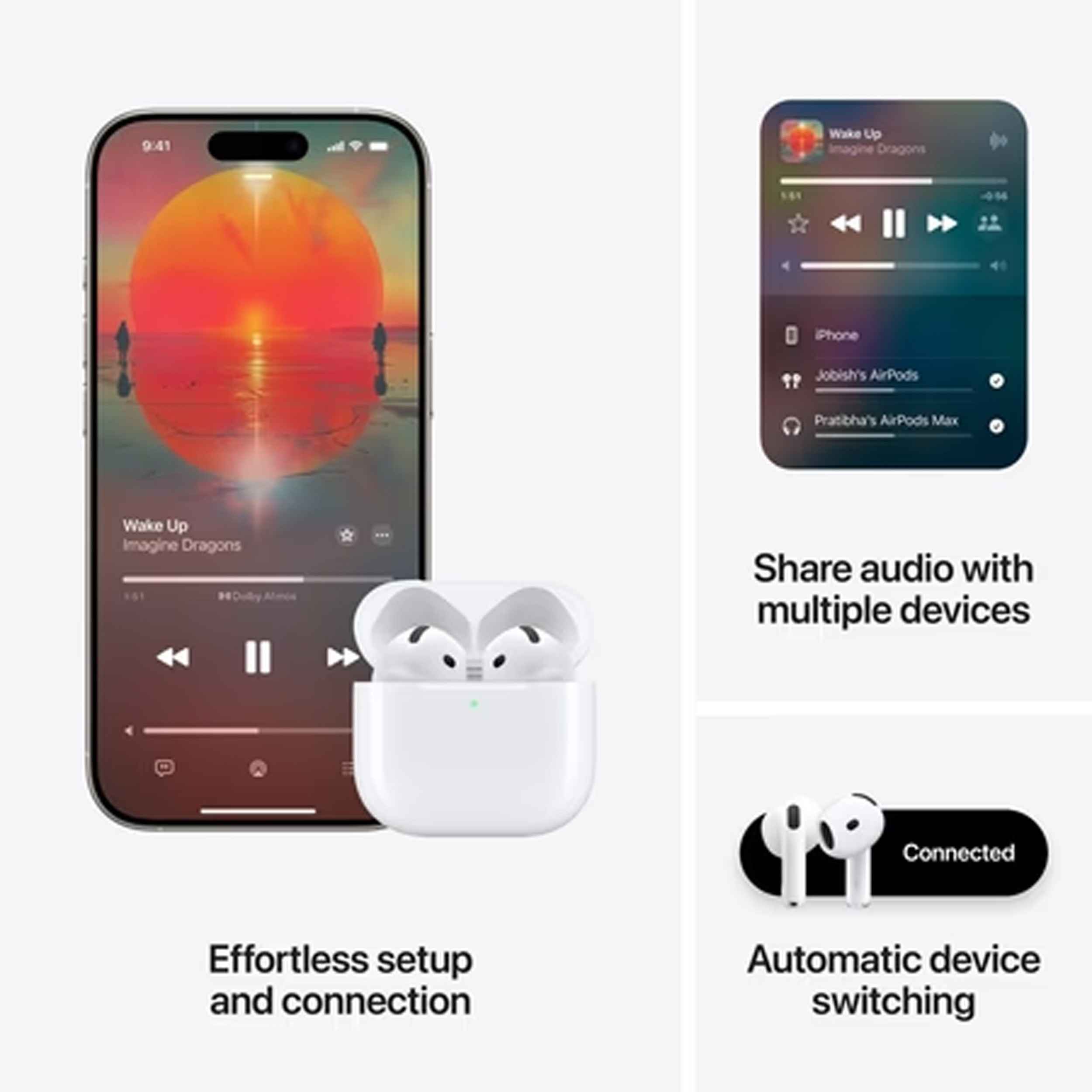 Apple AirPods 4 with Active noise cancellation - Buy at ₹16659