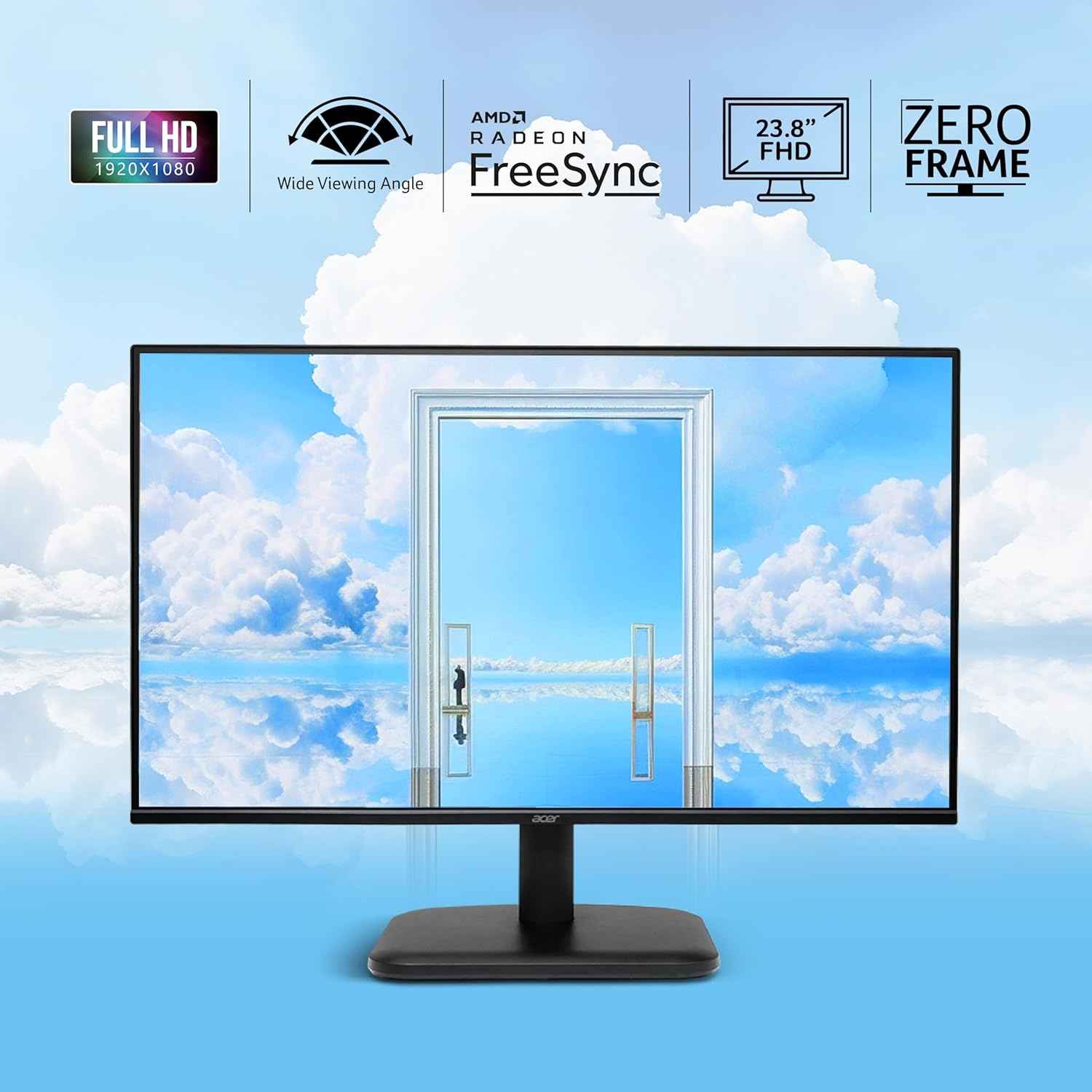 Acer EK240Y G0 23.8 Inch IPS Full HD 1920x1080 Backlit LED LCD