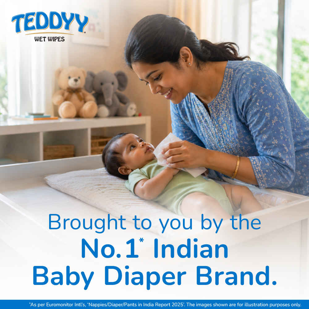 Teddyy Baby Skincare Wet Wipes - Buy at ₹67 Online | Instant