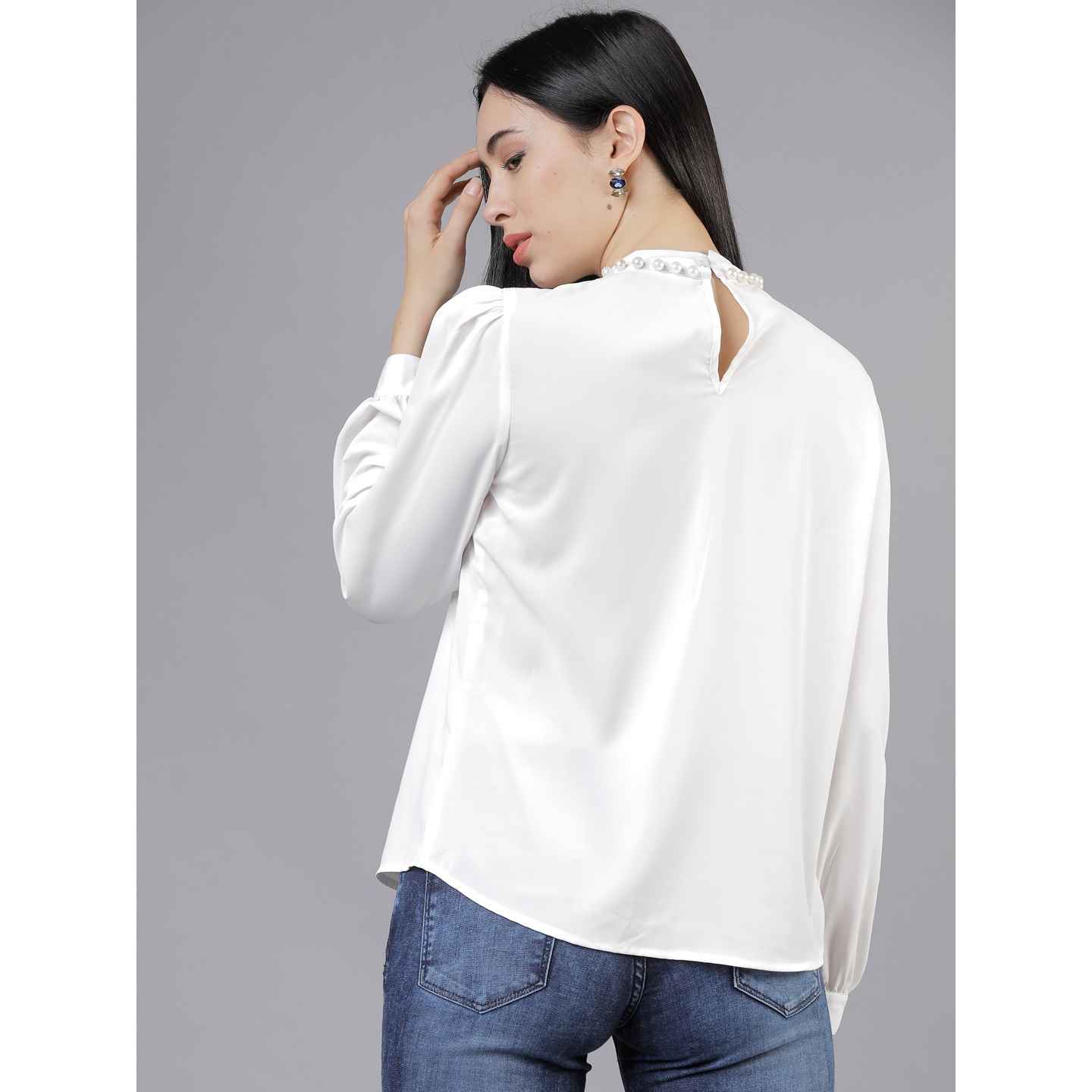 Tokyo Talkies Women's Solid A-Line Top - Buy at ₹345 Online