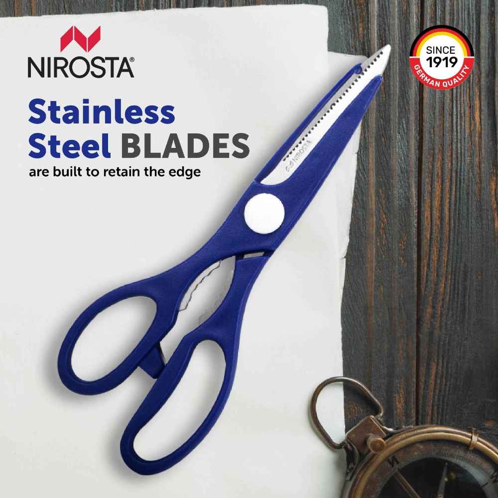 Nirosta Stainless Steel 2-In-1 Multi-Purpose Super Scissors And