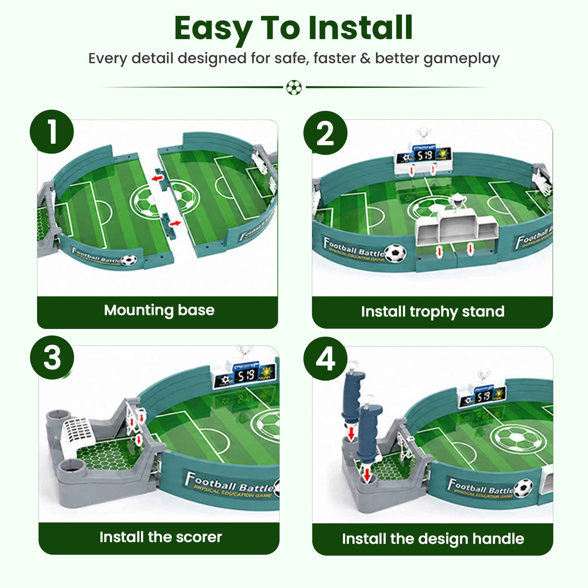Kidology Mini Football Tabletop Game Set - Buy at ₹499 Online