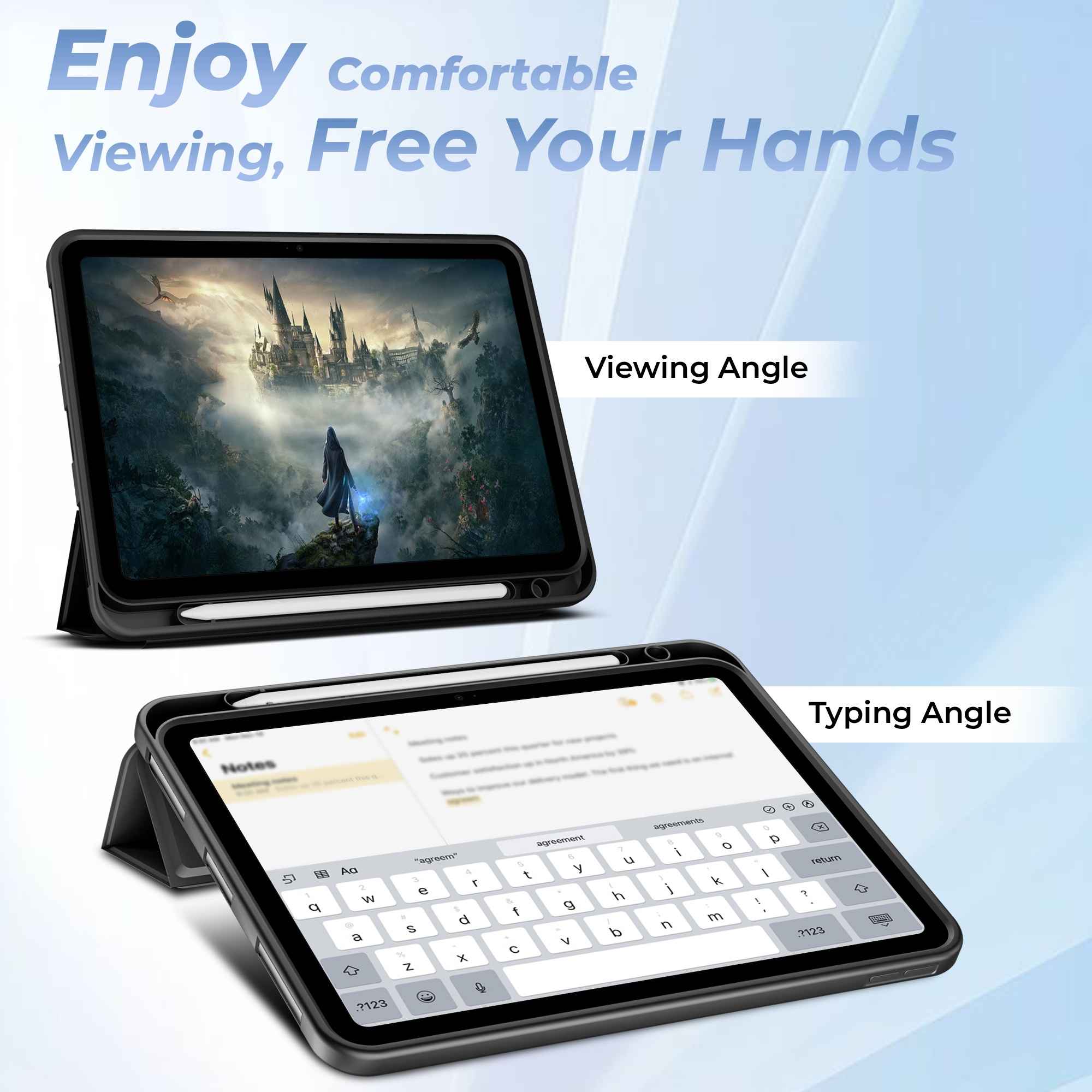 Artistque iPad 11th Gen 11 and 10th Gen 10.9 Trifold Case Cover