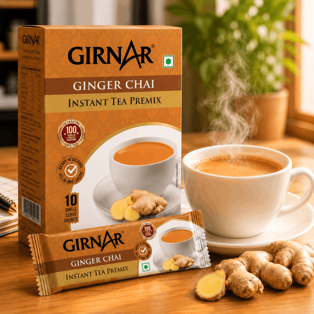 Girnar Ginger Chai Instant Tea Premix - Buy at ₹115 Online