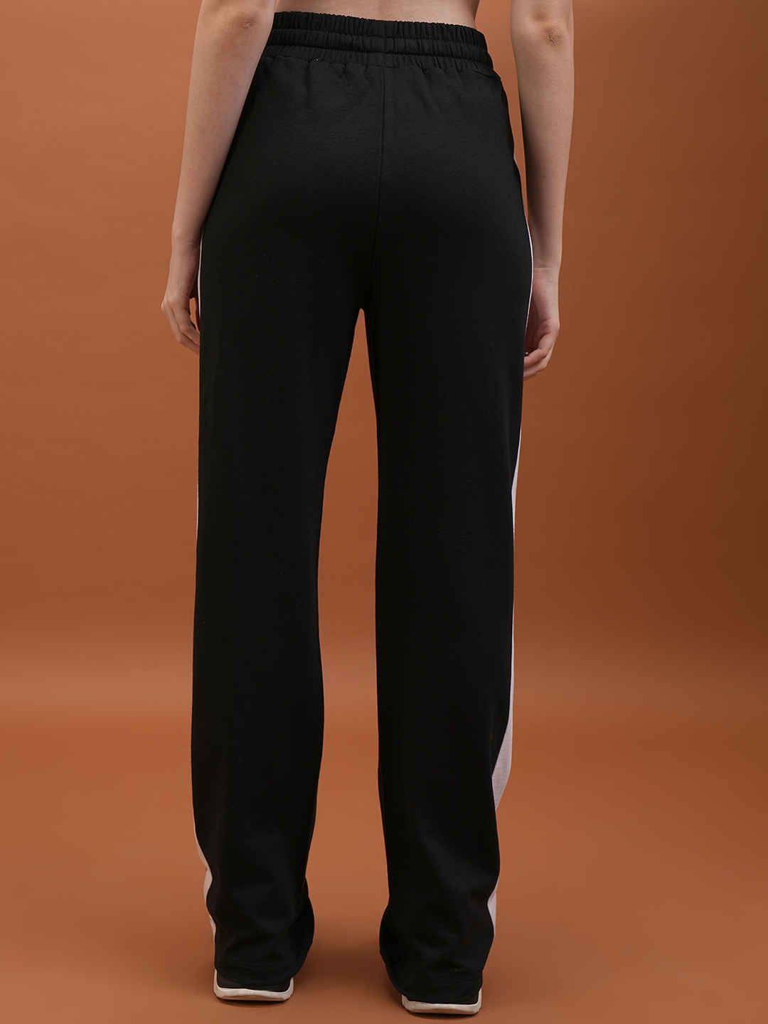 Tokyo Talkies Women's High Waist Wide-Leg Full-Length Track Pant