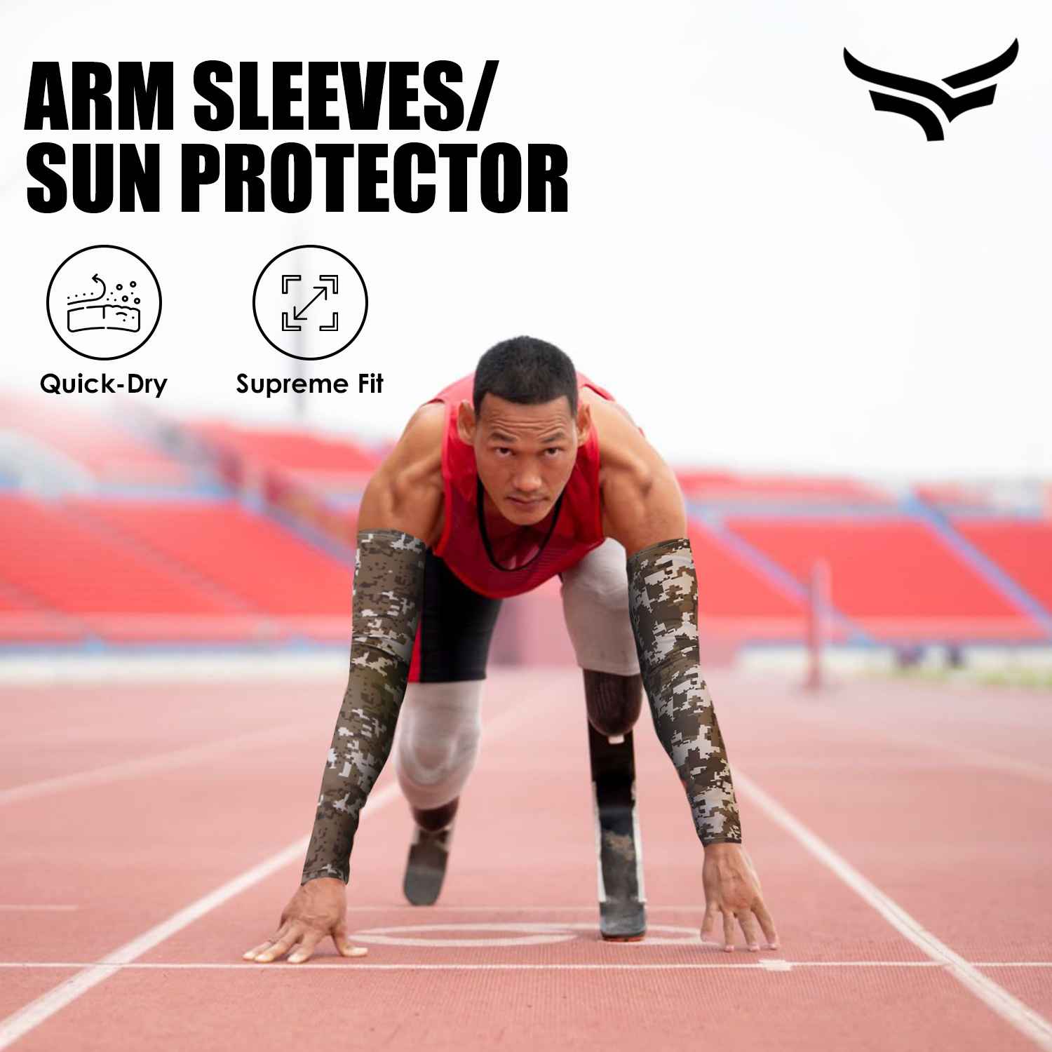 Xtrim Unisex Arm Compression Sleeves For Dust And Sun Protection