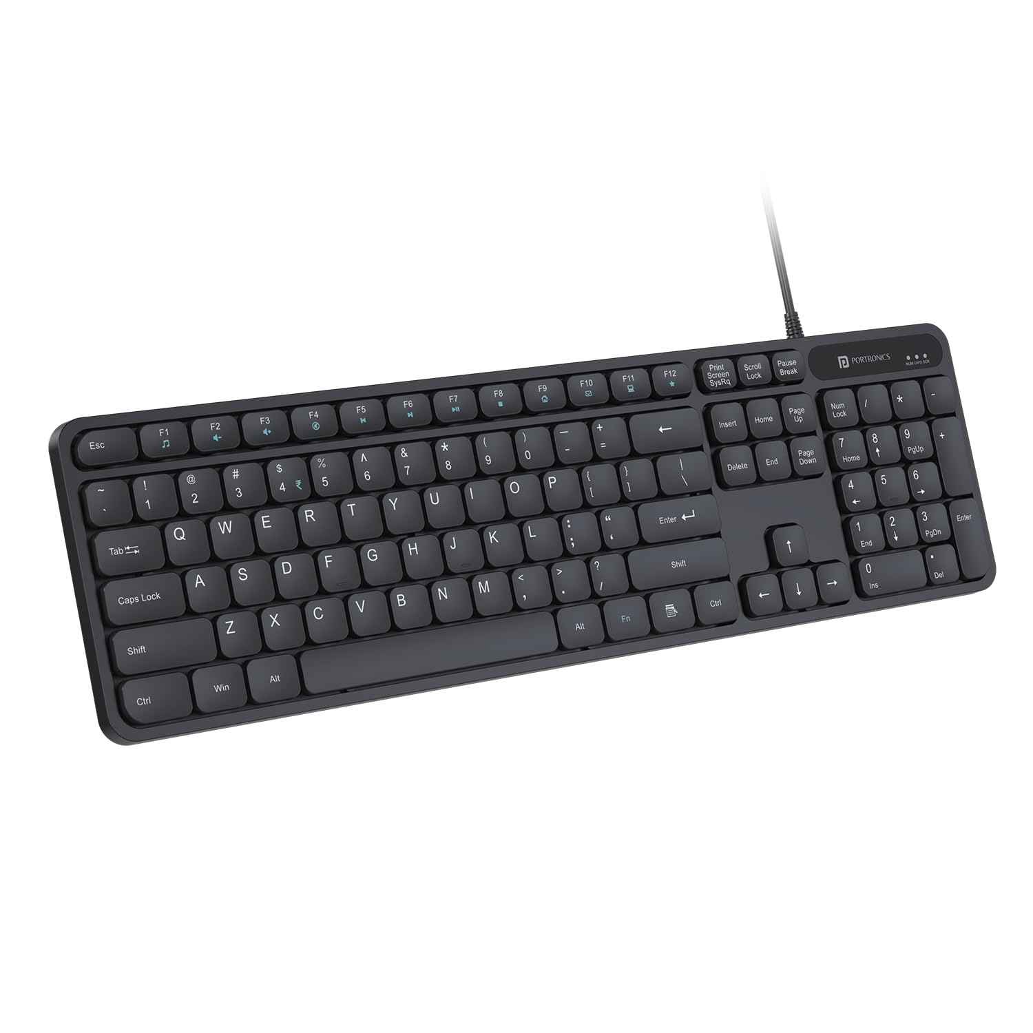 Portronics Ki-Pad 3 Wired Keyboard - Buy at ₹430 Online | Instant Portronics Ki-Pad 3 Wired Keyboard - Buy at ₹430 Online | Instant