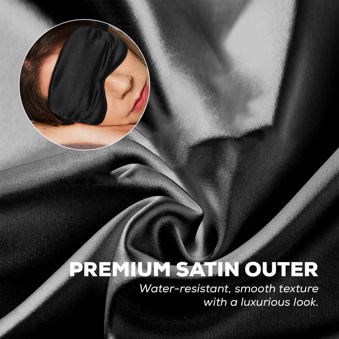 Gleva Silk Satin Eye Mask for Sleeping &Travel - Buy at ₹187