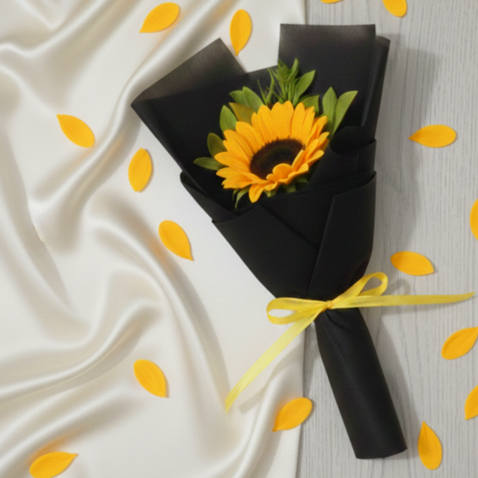 ☆sunflower☆様⭐︎専用ページ Sunflower Bouquet - Buy at ₹180 Online | Instant Delivery - Zepto