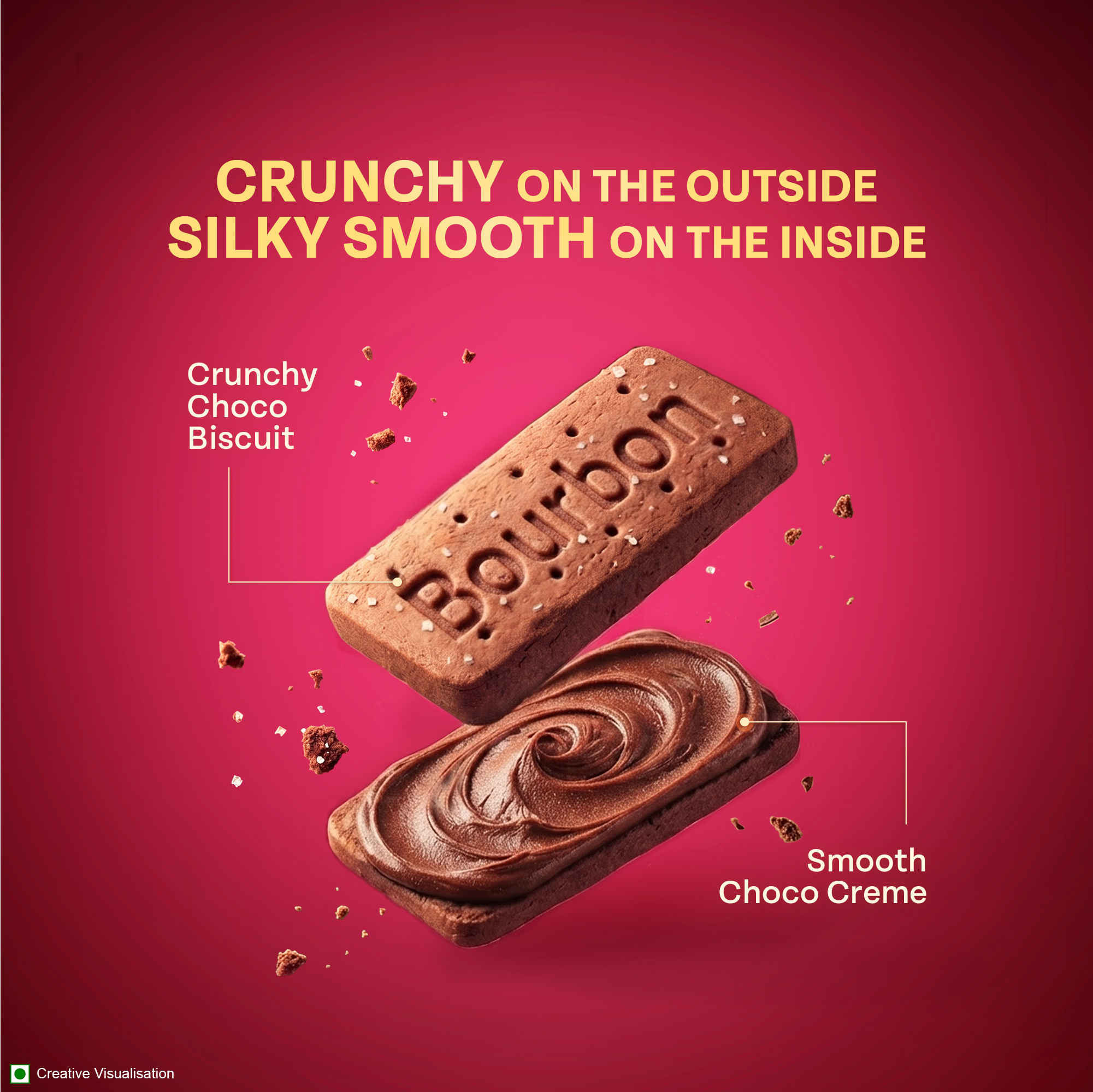 Sunfeast Dark Fantasy Bourbon Biscuits - Buy at ₹15 Online