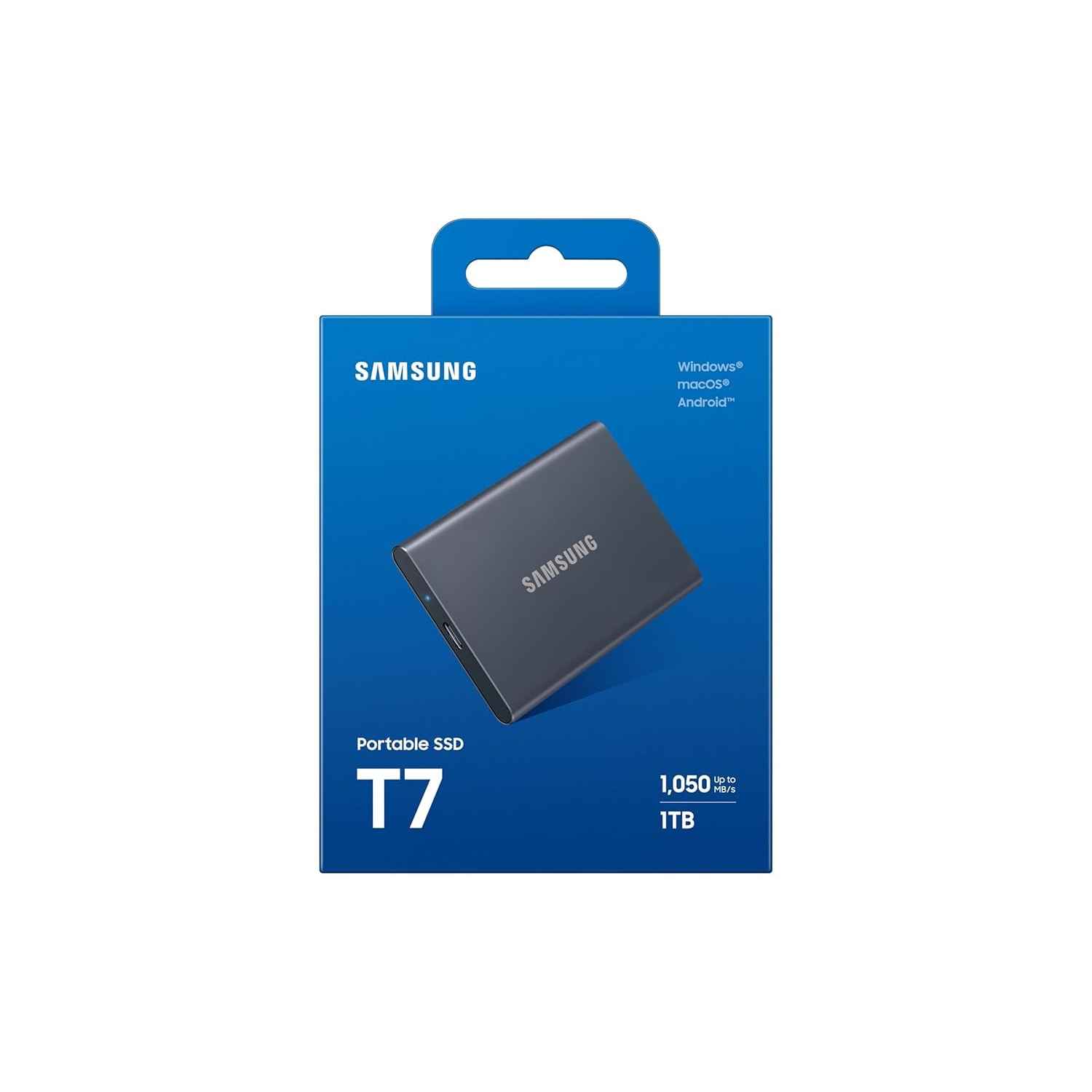 Samsung T7 1TB External Portable SSD - Buy at ₹28459 Online