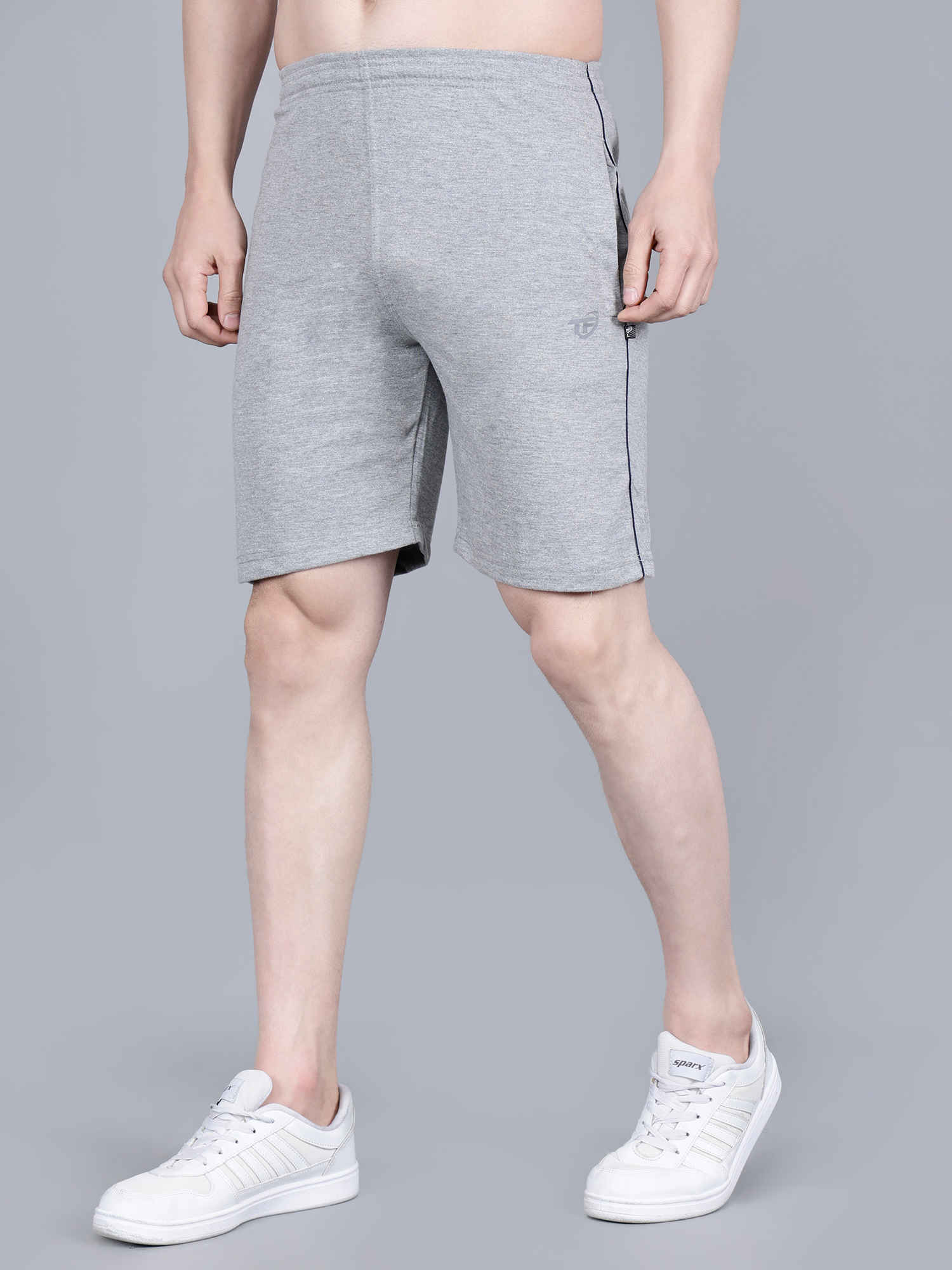 Tex-Fro Men's Solid Knee Length Relaxed & Regular Shorts with Side