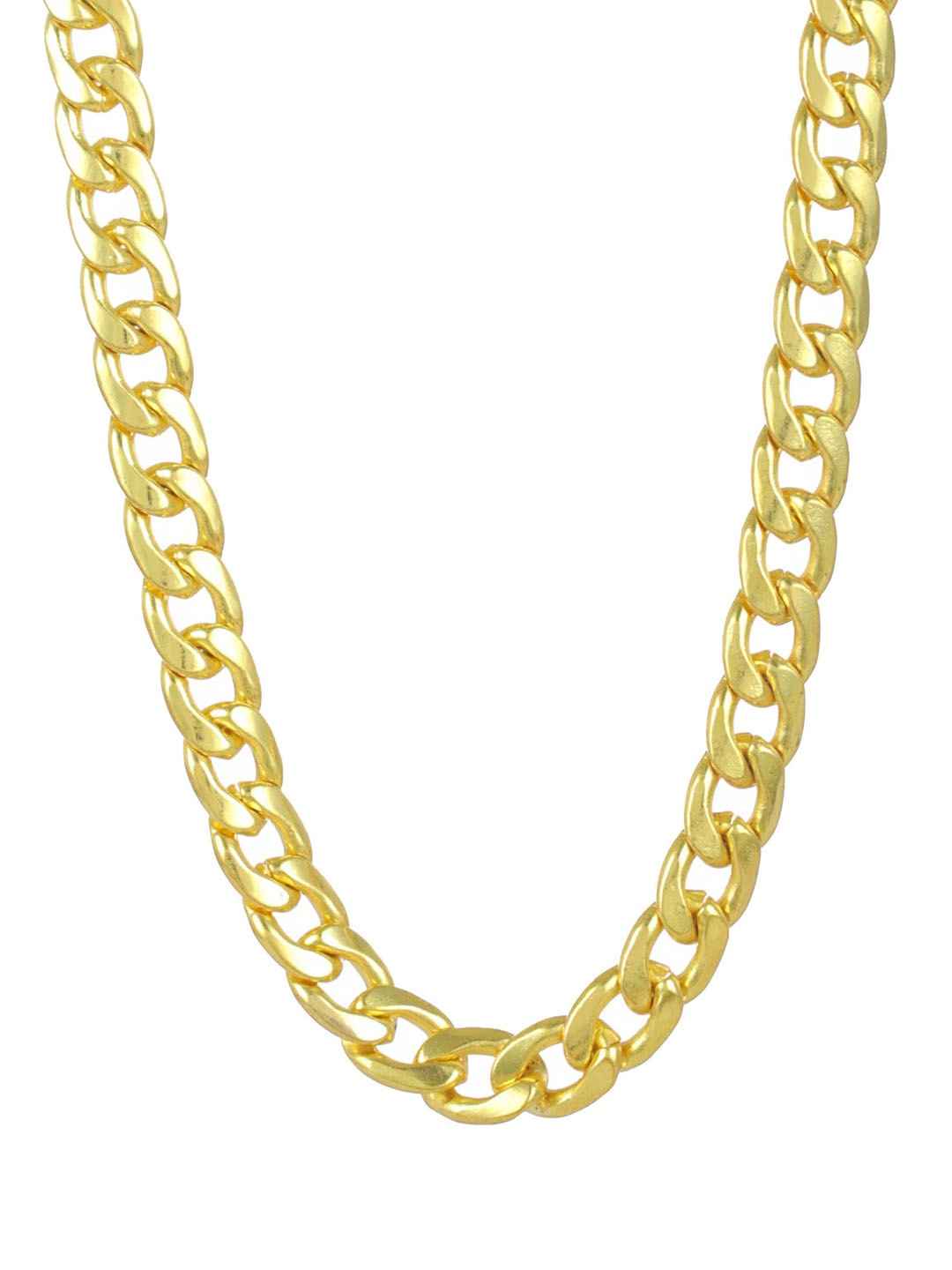 Priyaasi Bold By Priyaasi Gold-Plated Curb Chain For Men (Bd-Ch