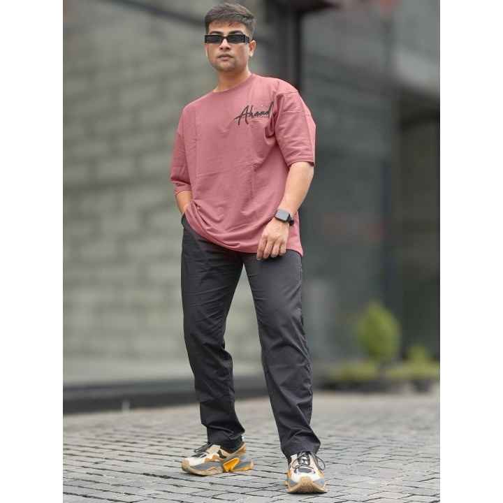 Maniac Men's Printed Round Neck 3/4th Sleeve Onion Cotton