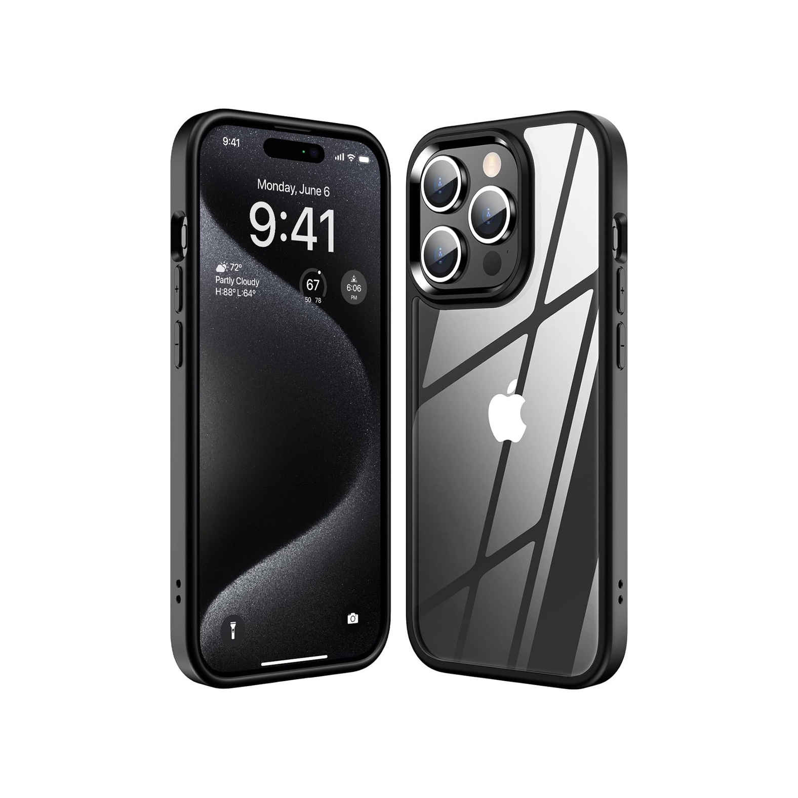 ExpressB for iPhone 15 Pro Case Cover Matte Anti-Scratch Camera