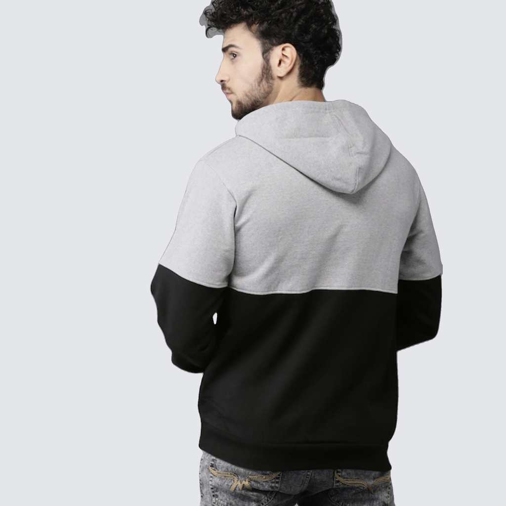 Campus Sutra Men's Pullover Hoodie With Ribbed Hem - Buy at ₹615