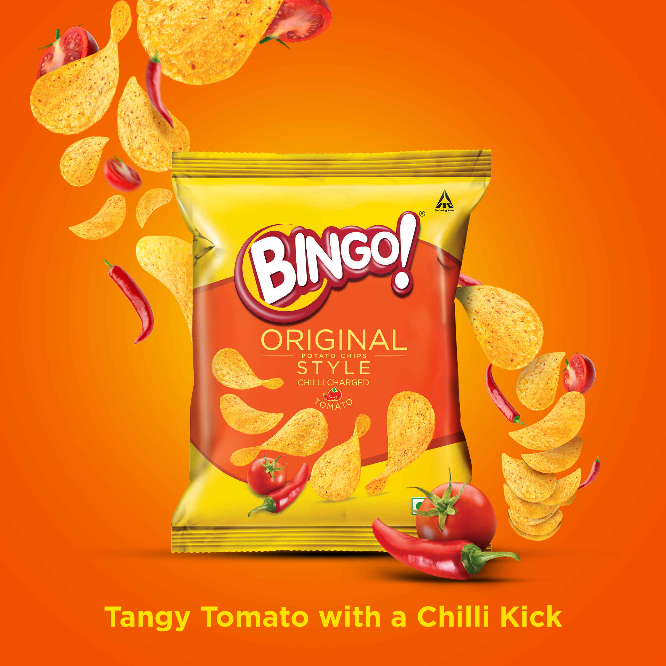 Bingo! Original Style Chilli Charged Tomato Chips Combo - Buy at