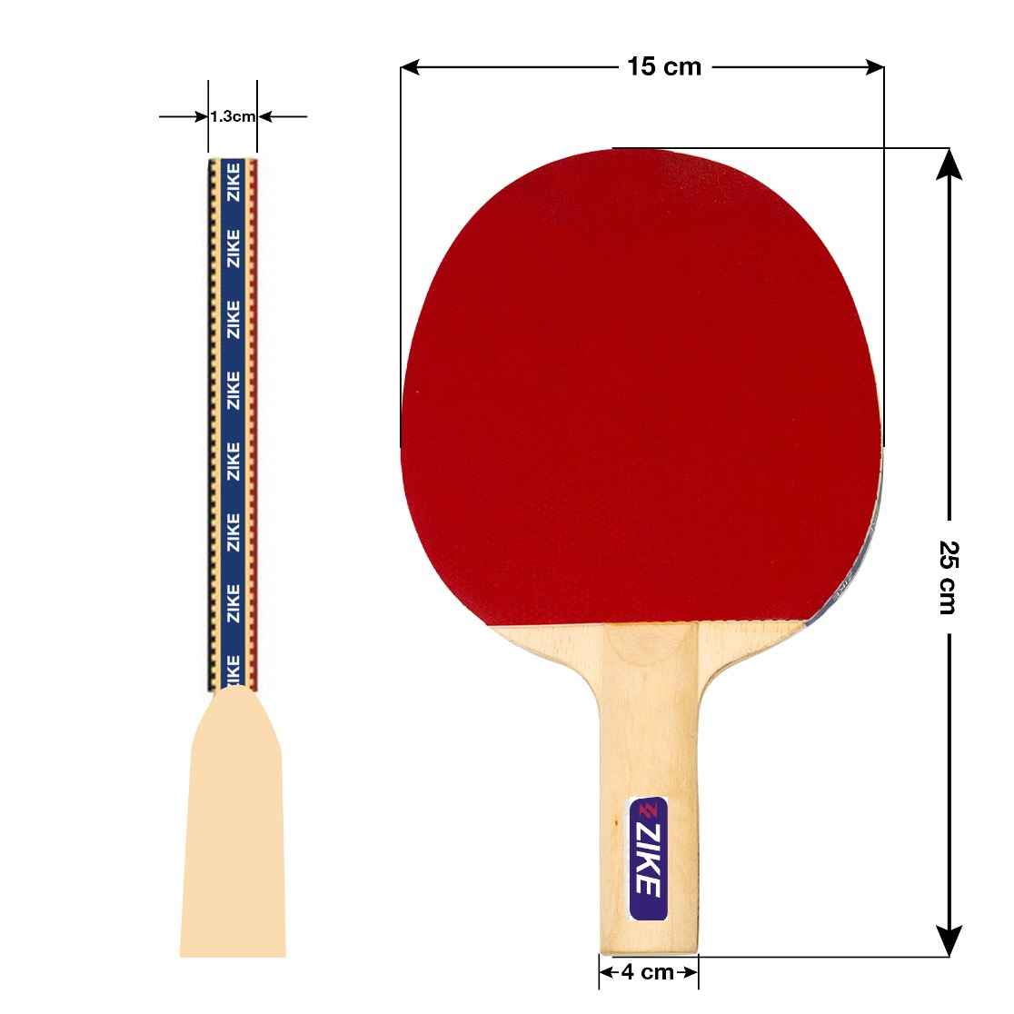 Zike 1 Star Table Tennis Racket - PO1 - Buy at ₹349 Online