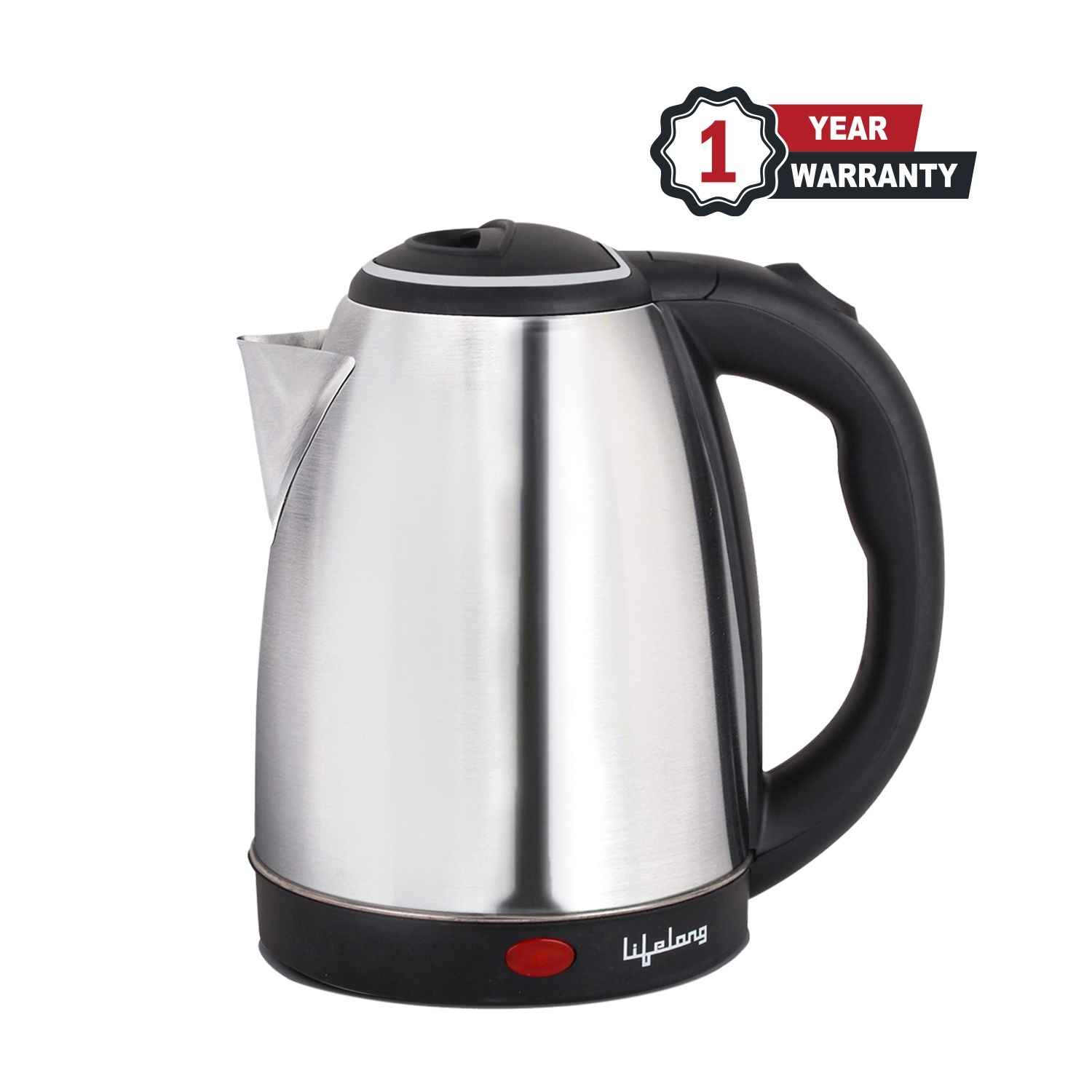 Lifelong LLEK60 1500 Watt 1.8 Litre Electric Kettle with 360 Degree Rotation Base