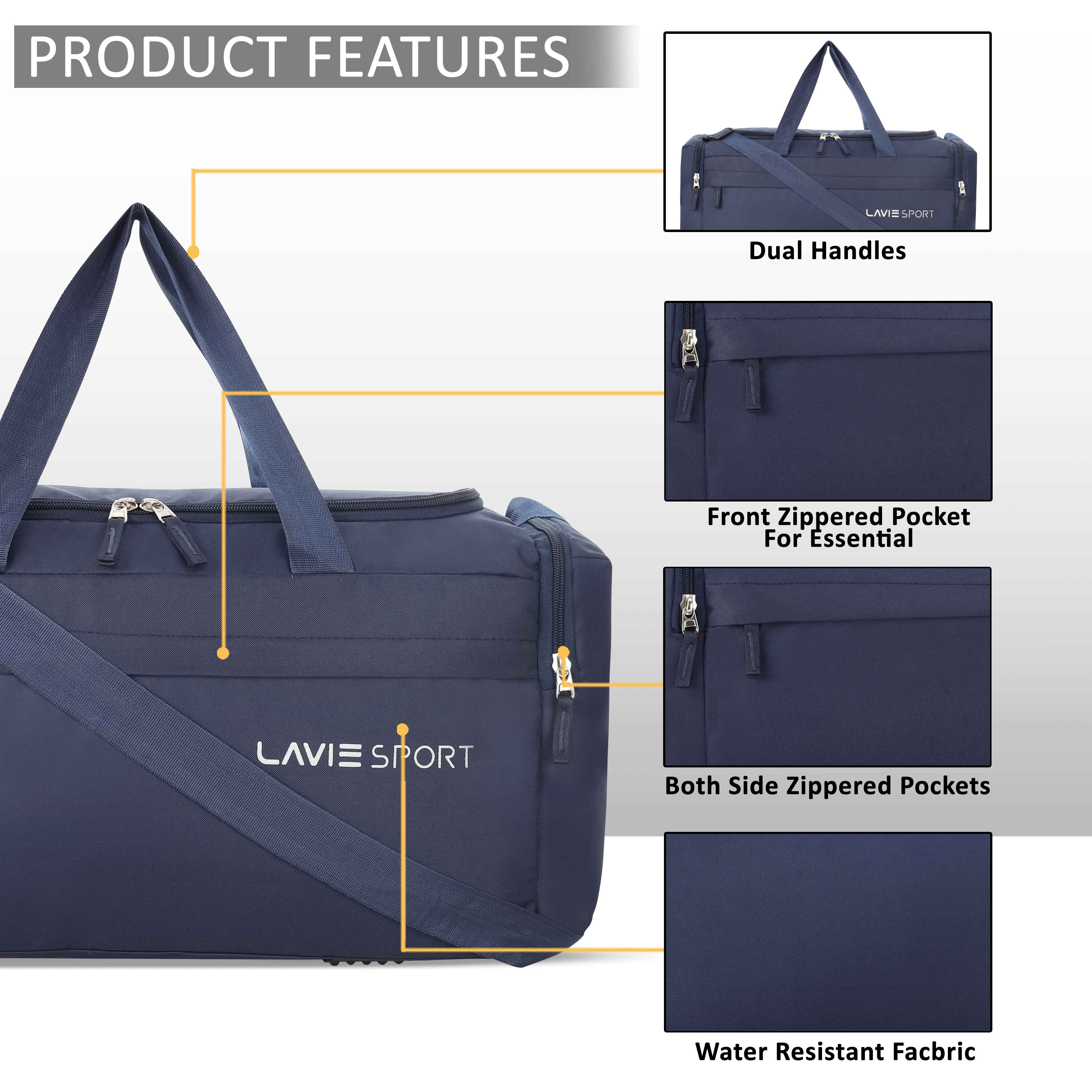 Lavie Sport Strider Duffle Bag - Buy at ₹489 Online | Instant