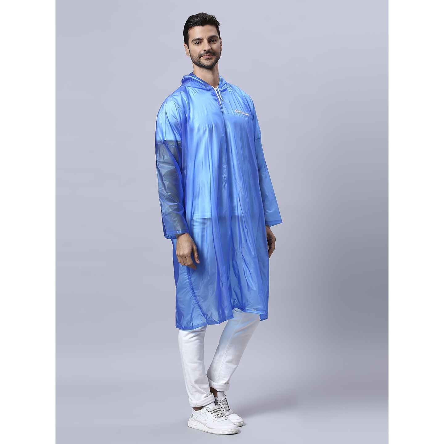 Zeel Unisex Hooded Waterproof PVC Poncho - Buy at ₹230 Online