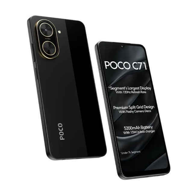 POCO C71 - Buy at ₹9650 Online | Instant Delivery - Zepto