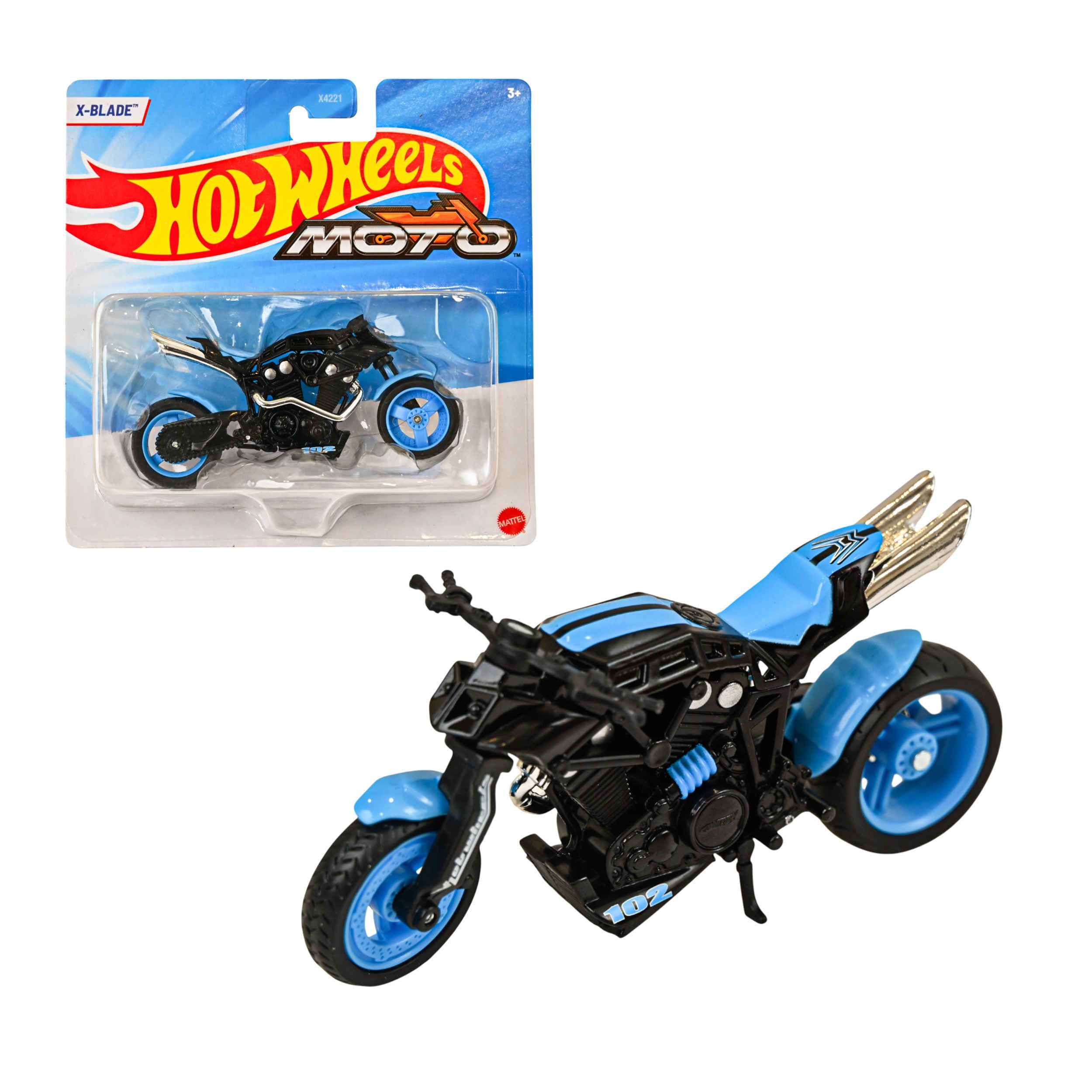 Hot Wheels 1:18 Moto 1 MOTO X BLADE Toy Motorcycle for Collectors
