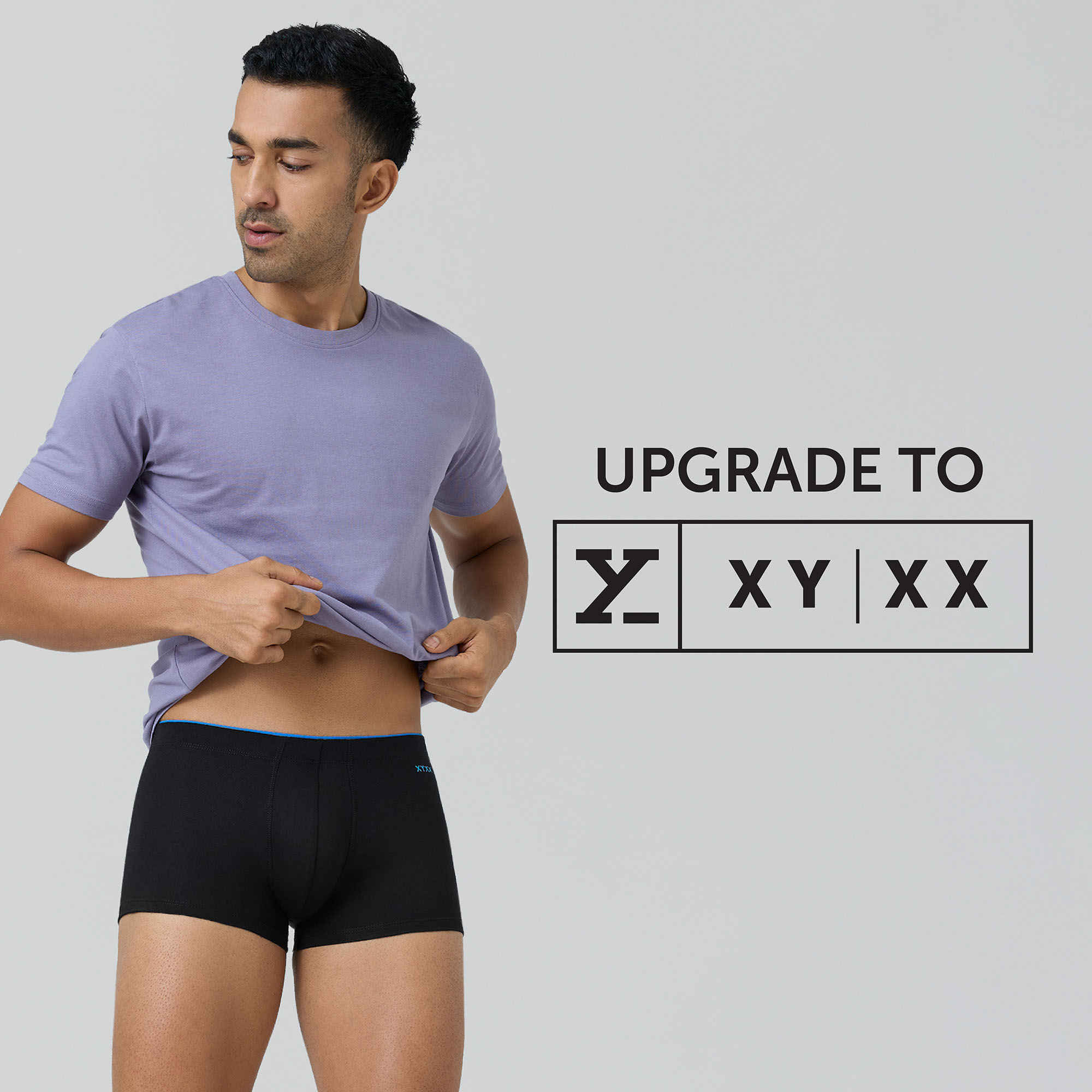 XYXX Men's Uno Modal Solid Trunks Pack of 2, Multicolor - Buy at