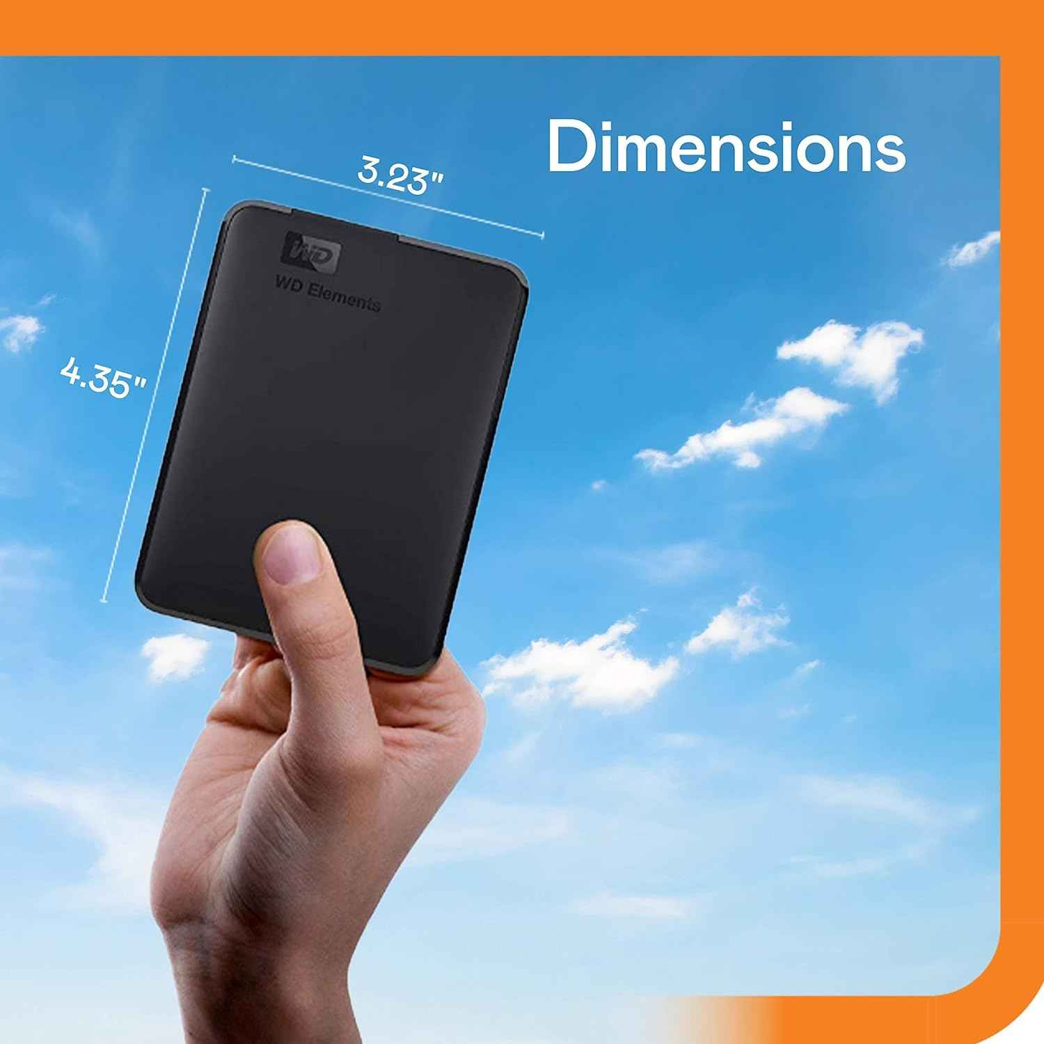 Western Digital Wd 2Tb Elements Portable Hard Disk Drive - Usb 3.0