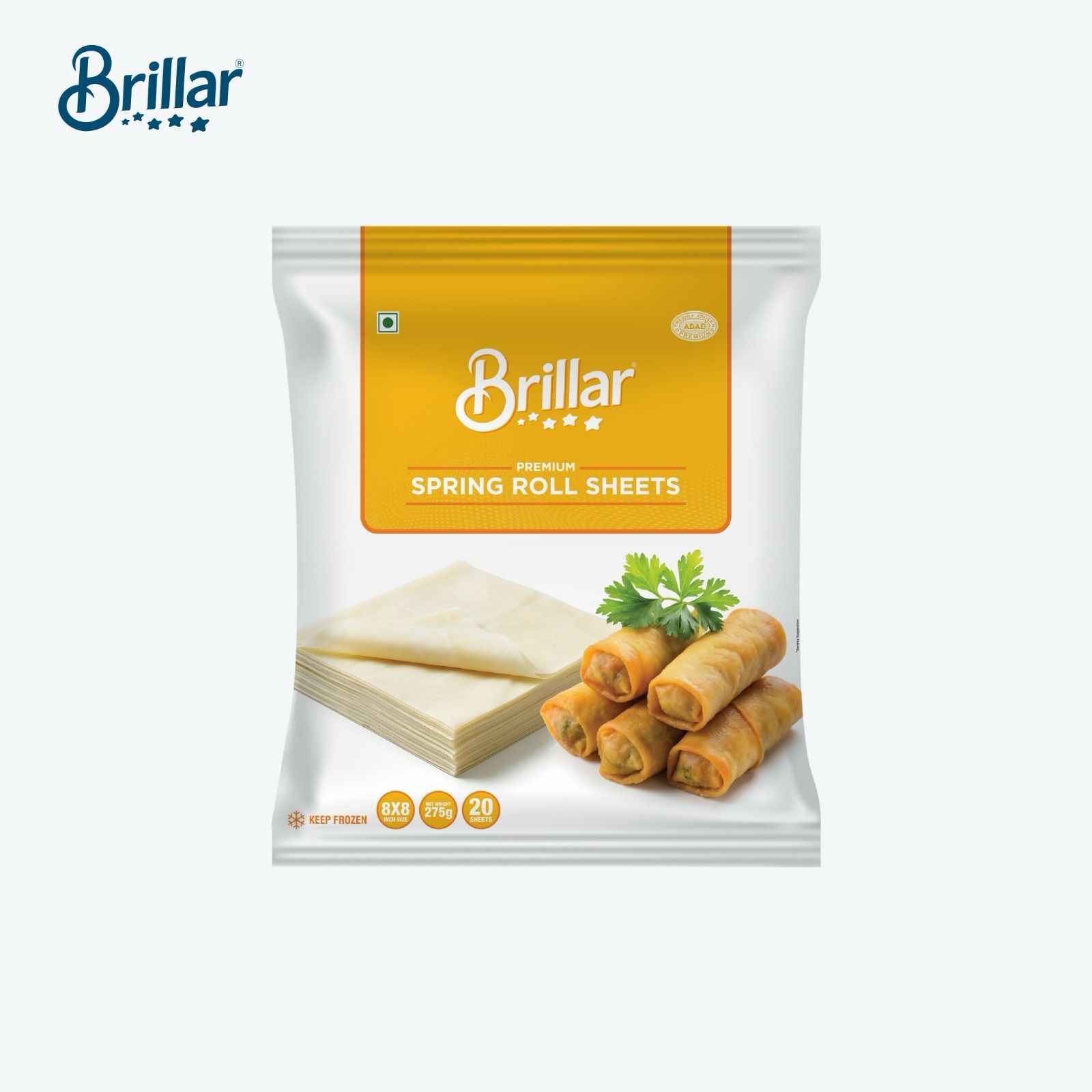【springroll です！】ジェル170個以上のまとめ売り Brillar Spring Roll Sheets - Buy at ₹89 Online | Instant Delivery