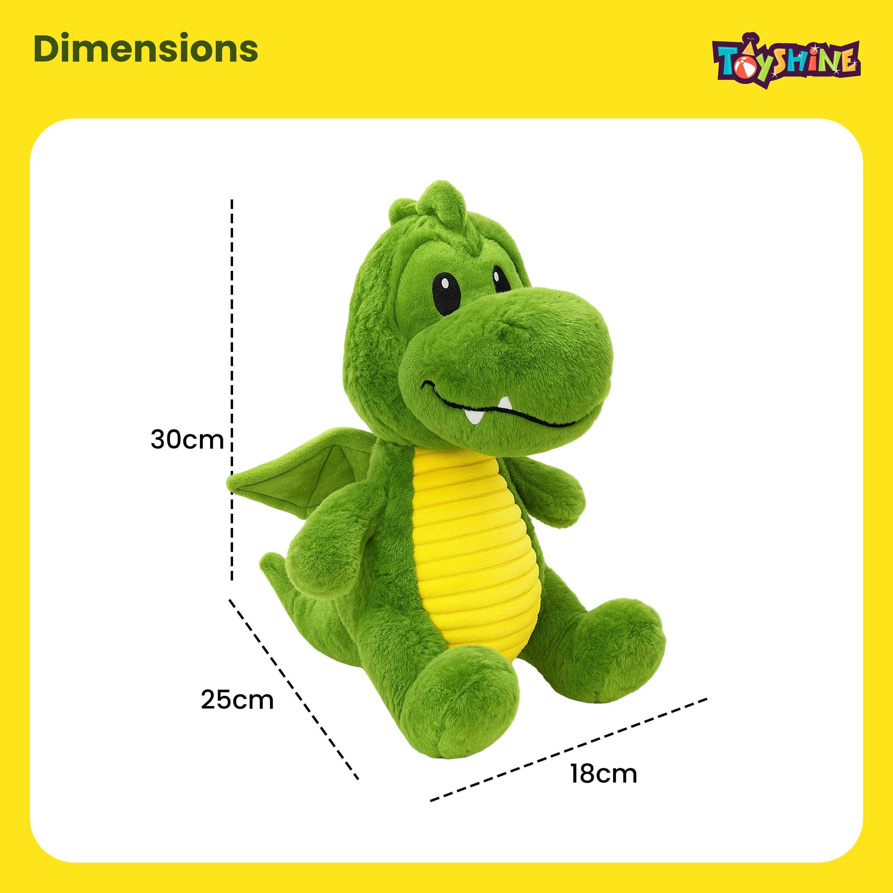 Spanker Dragon Soft Toy with Wings - Buy at ₹380 Online | Instant