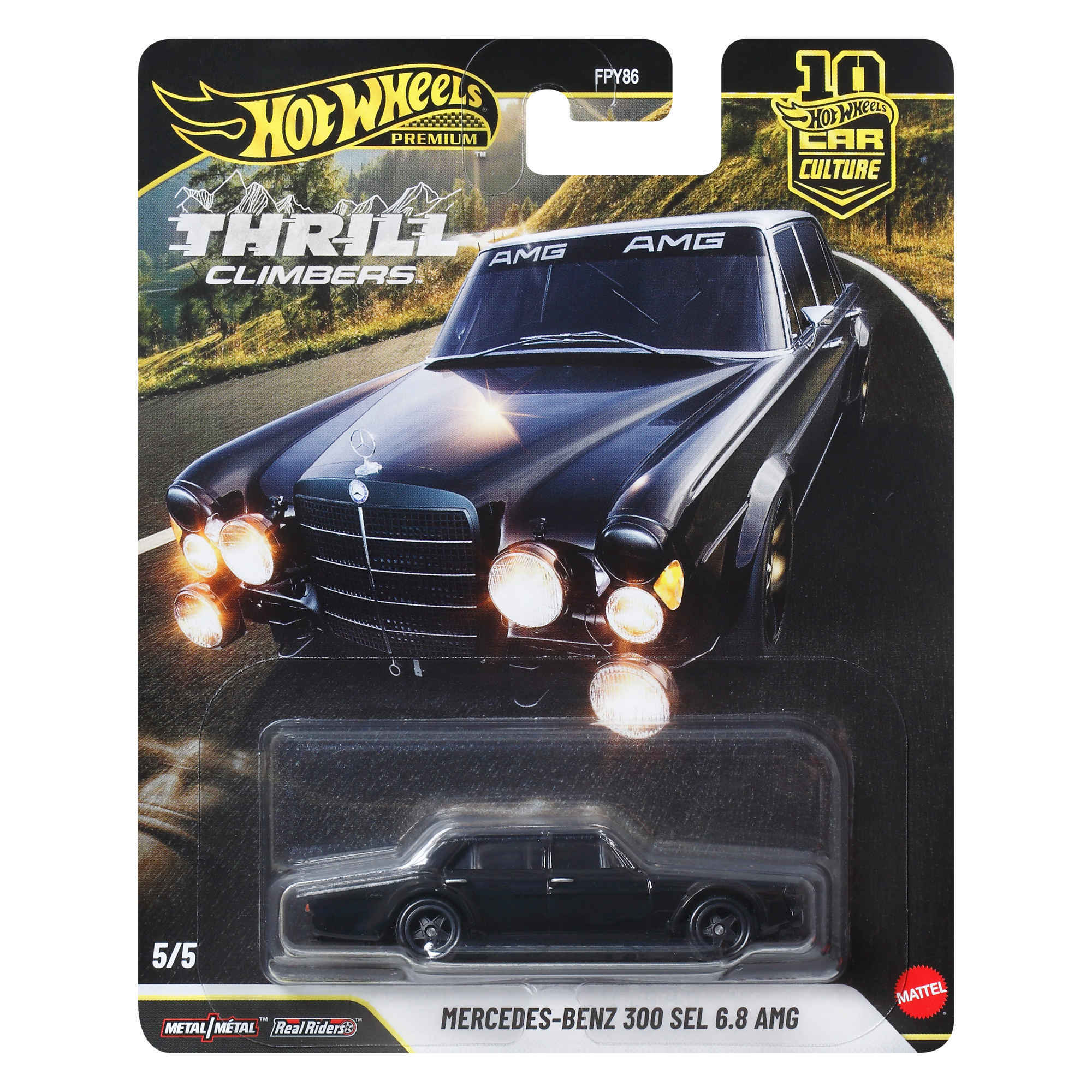 Hot Wheels Premium Car Culture MERCEDES BENZ 300 SEL 6.8 AMG 1:64