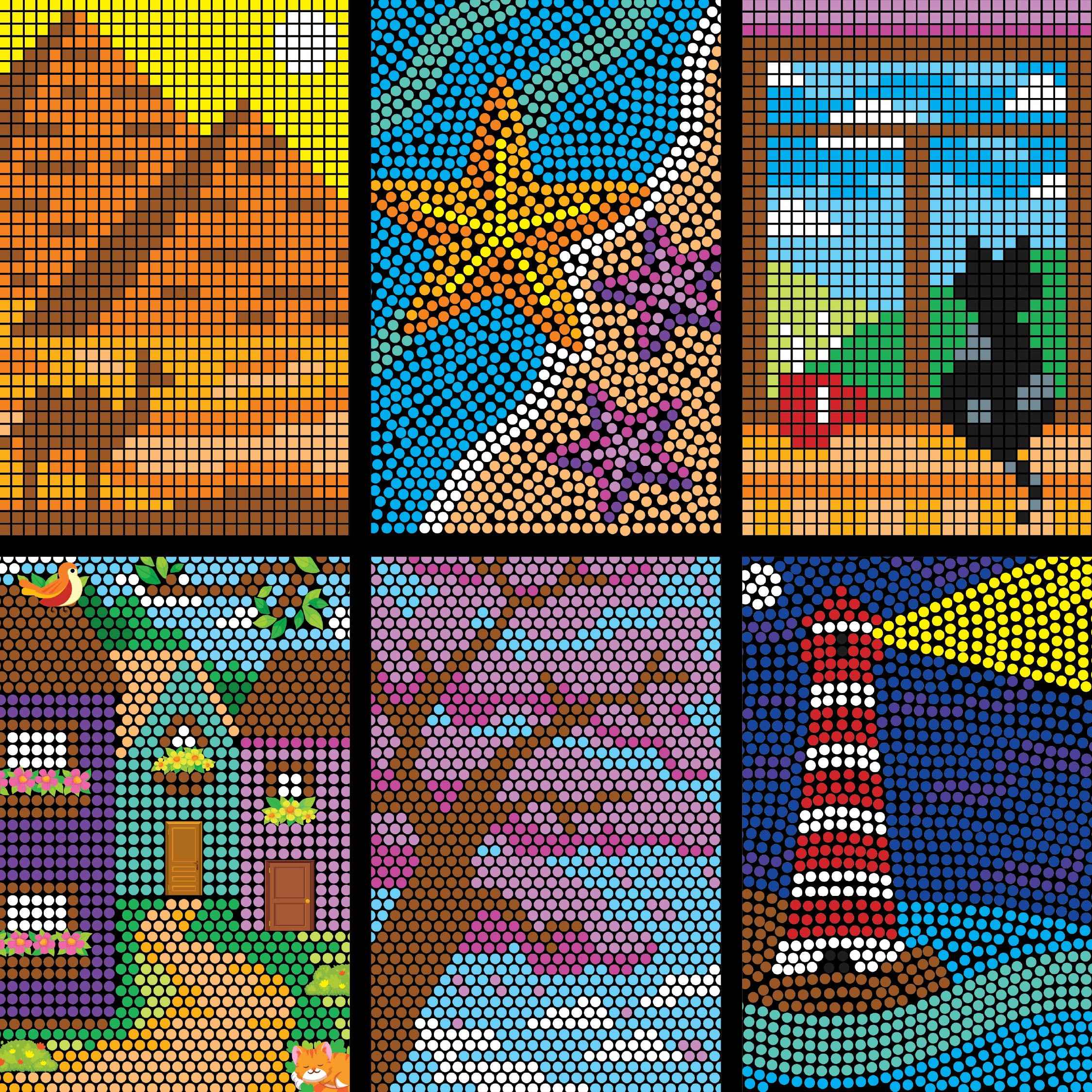 Imagimake Mystery Mosaic Paint by Numbers Art Kit Landscape - Buy
