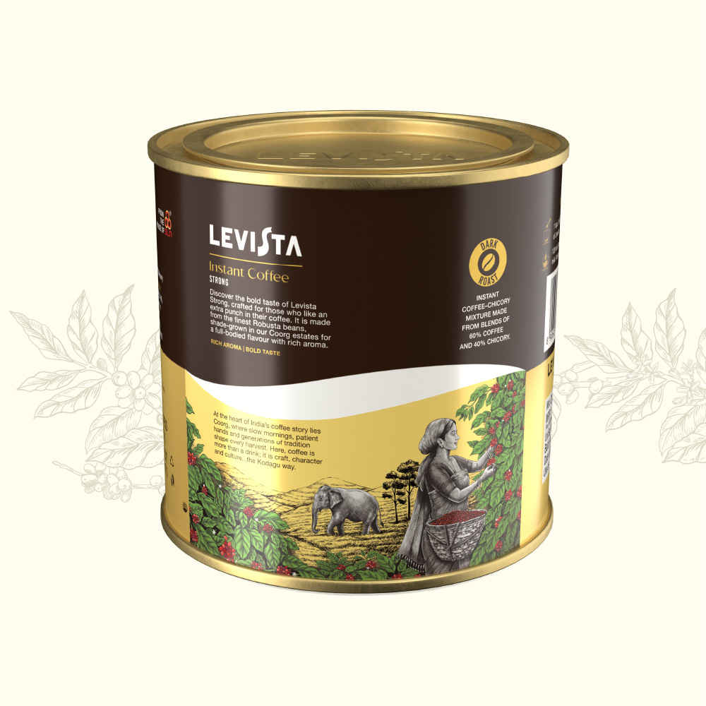 Levista Strong Instant Coffee Can - Buy at ₹140 Online | Instant