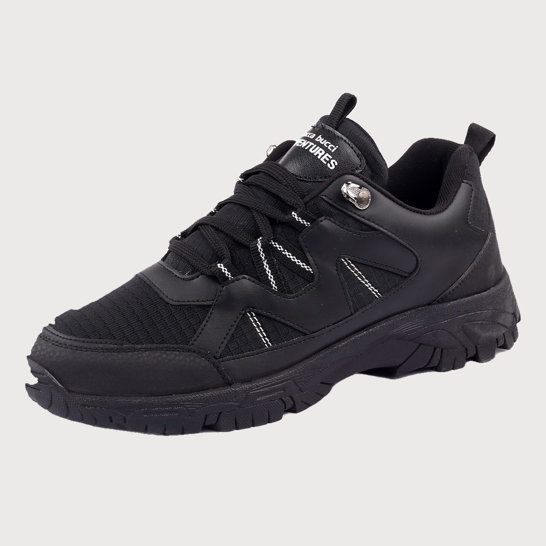 BUCHICO Bacca Bucci Atlas Men's Waterproof Hiking and Trekking Shoes Black