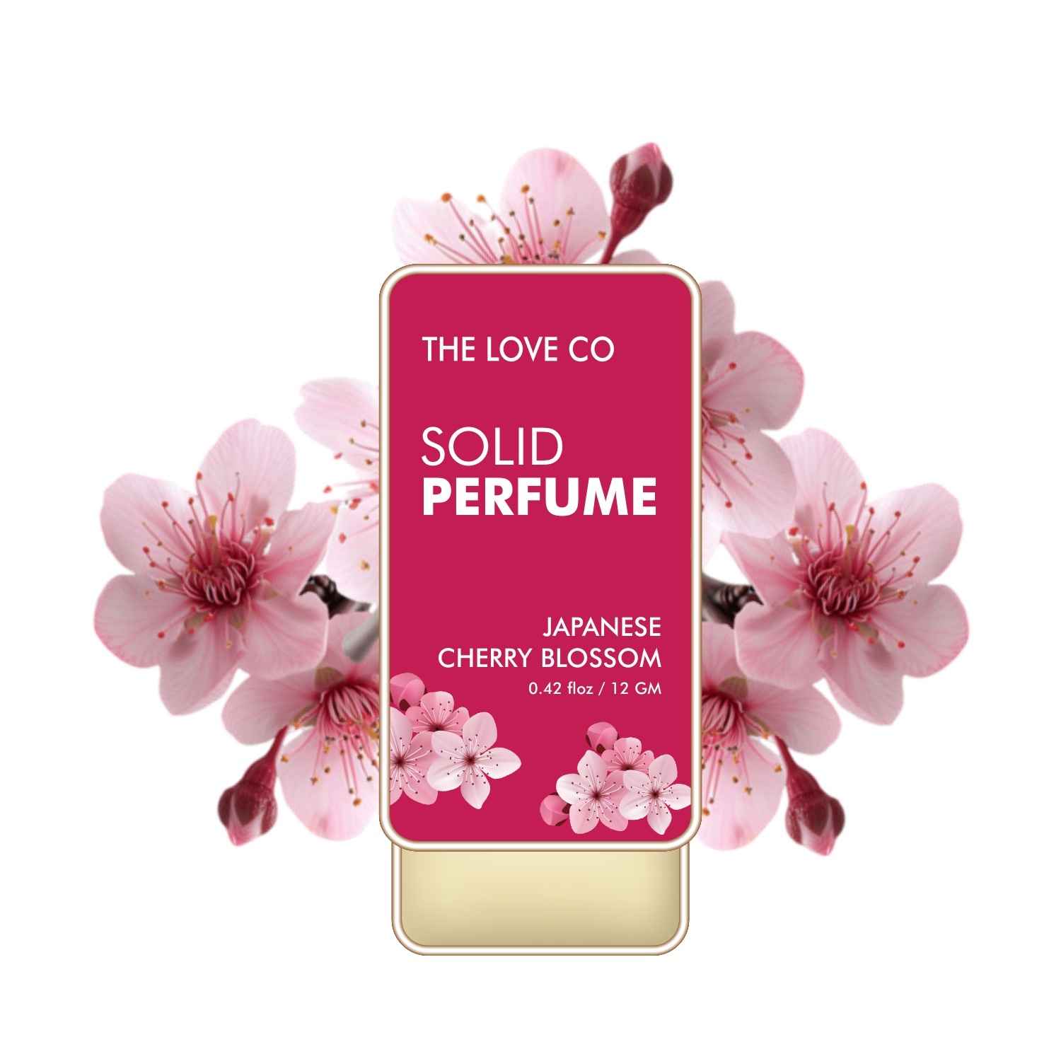 The Love Co. Japanese Cherry Blossom Solid Perfume - Buy at ₹484