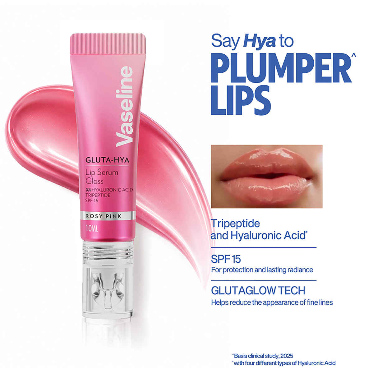 gluta c lip balm price Vaseline Gluta-Hya Rosy Pink Serum Gloss - Buy at ₹526 Online | Instant Delivery Category_Mood Support