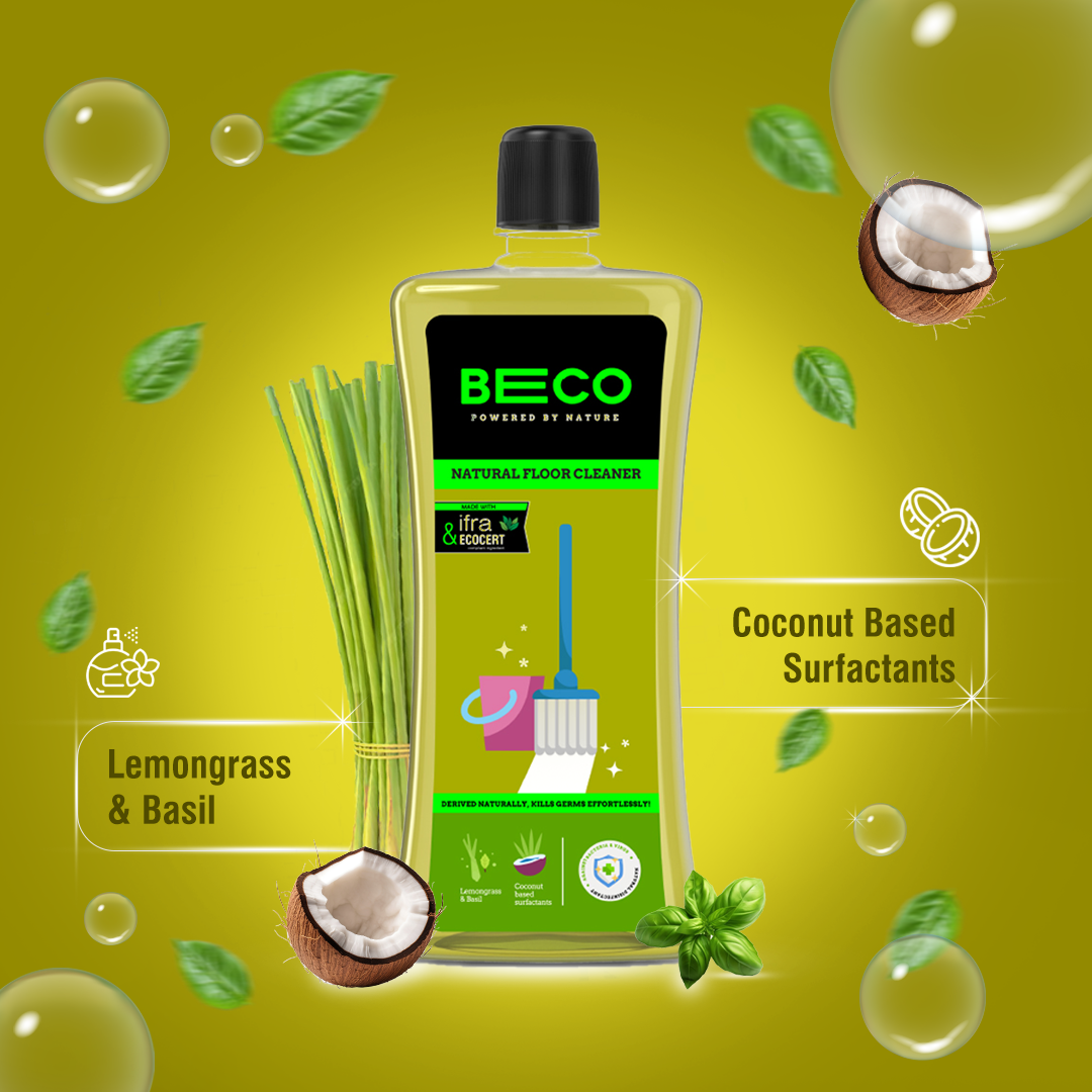 Natural Elements - EP（Cook It Back）koco Beco Natural Floor Cleaner Liquid - Buy at ₹149 Online | Instant