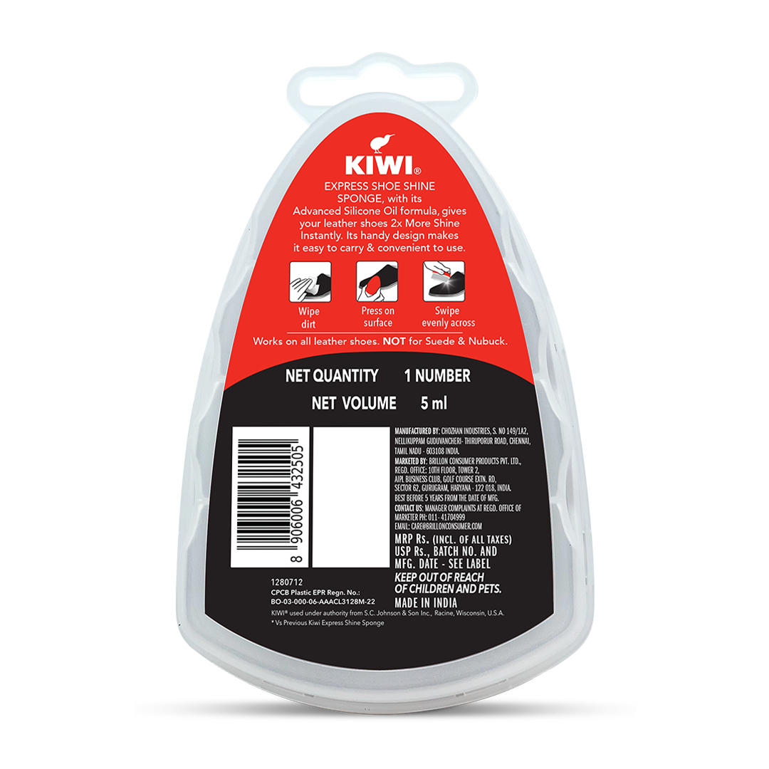 Kiwi Express Shine Sponge - Buy at ₹168 Online | Instant Delivery