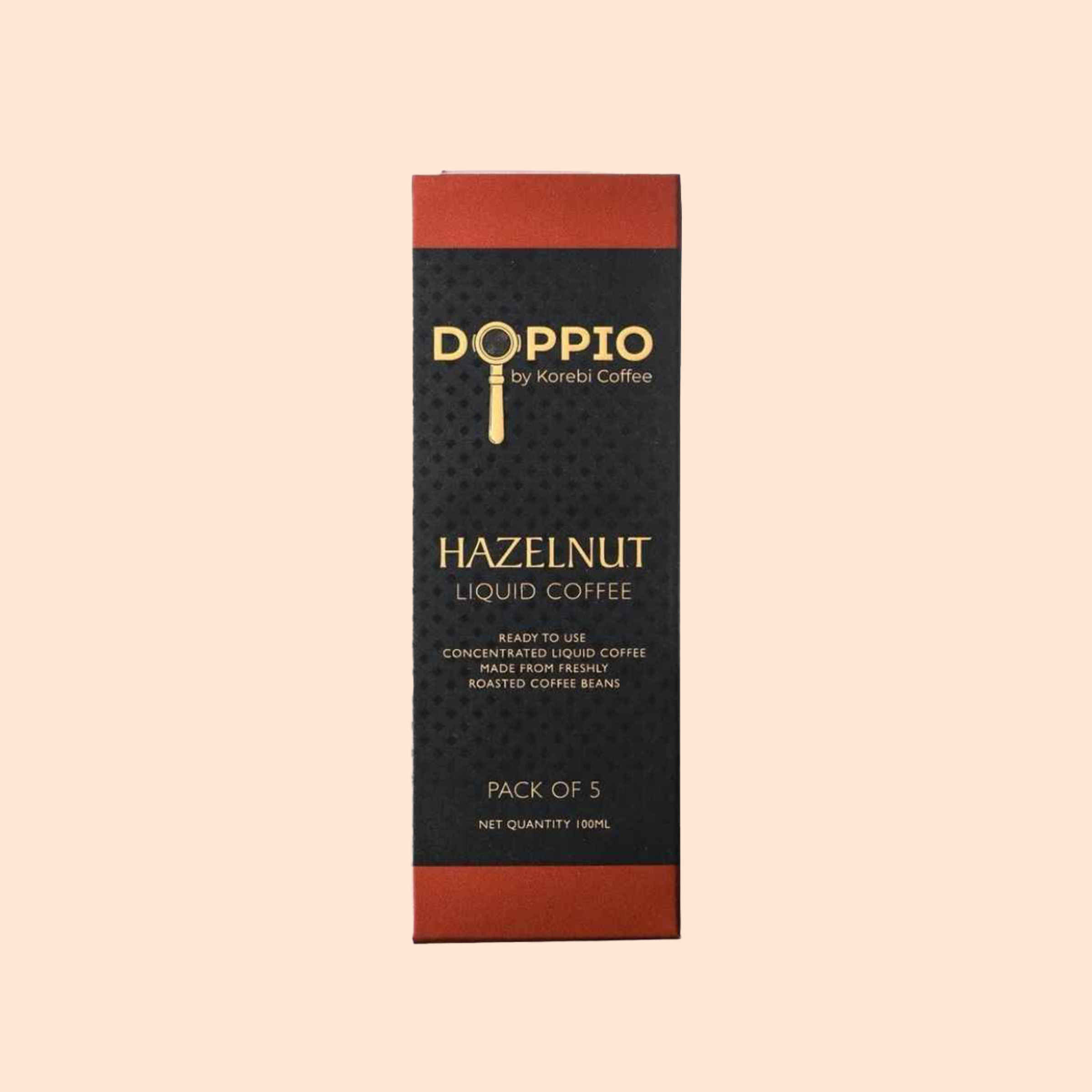 Doppio By Korebi Coffee Hazelnut-Artisan Instant Liquid Coffee