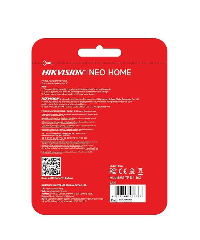 Hikvision Extreme 16 GB microSDXC Memory Card - Buy at ₹1499