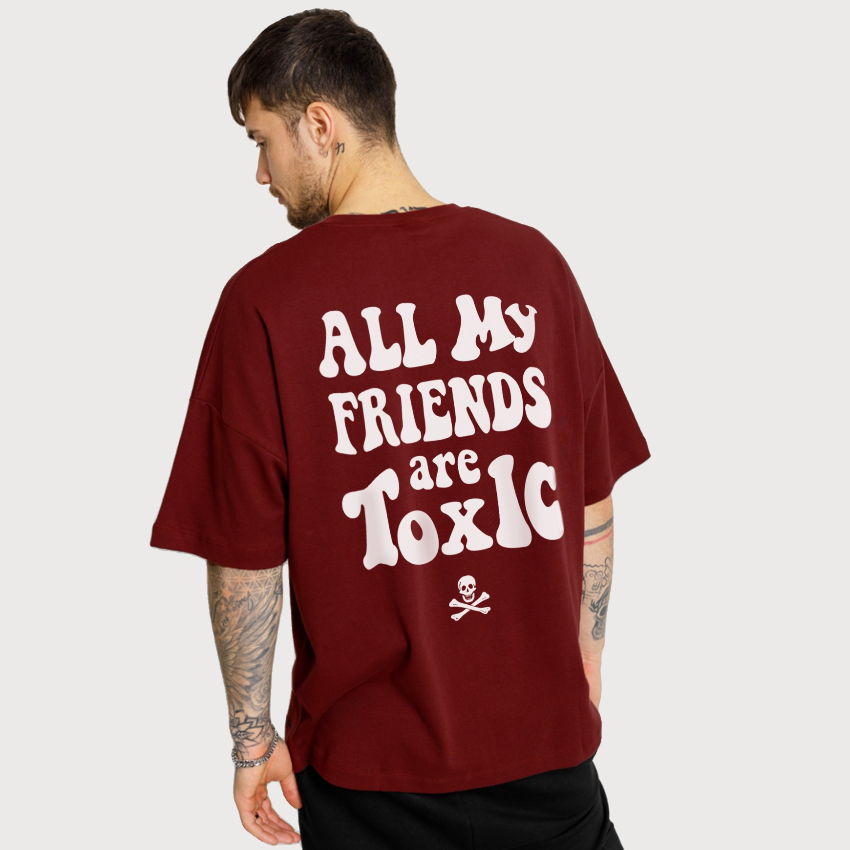De Tees Men's Oversize T-shirt - Buy at ₹318 Online | Instant