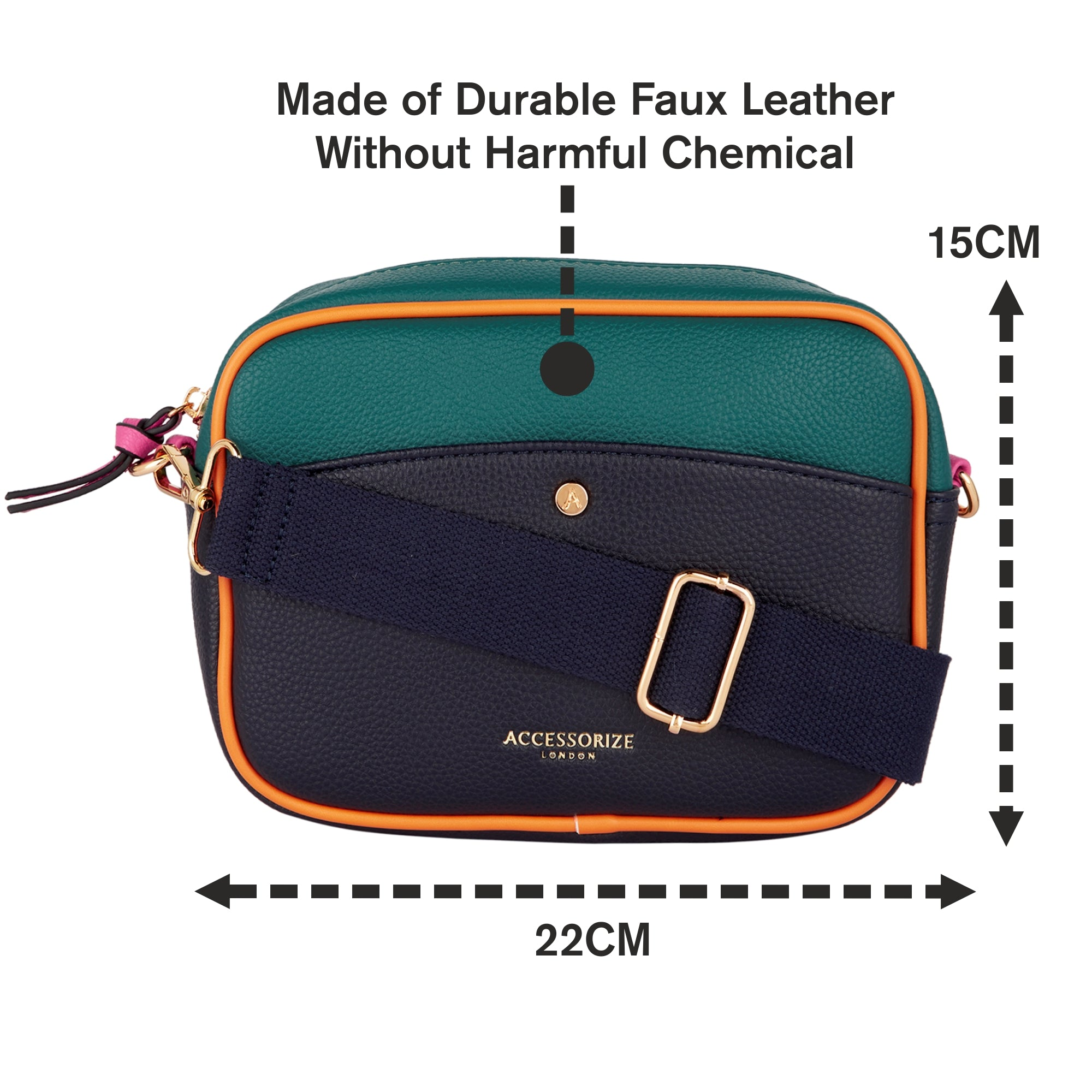 Accessorize London Women's Colourblock Camera Bag - Buy at ₹1909