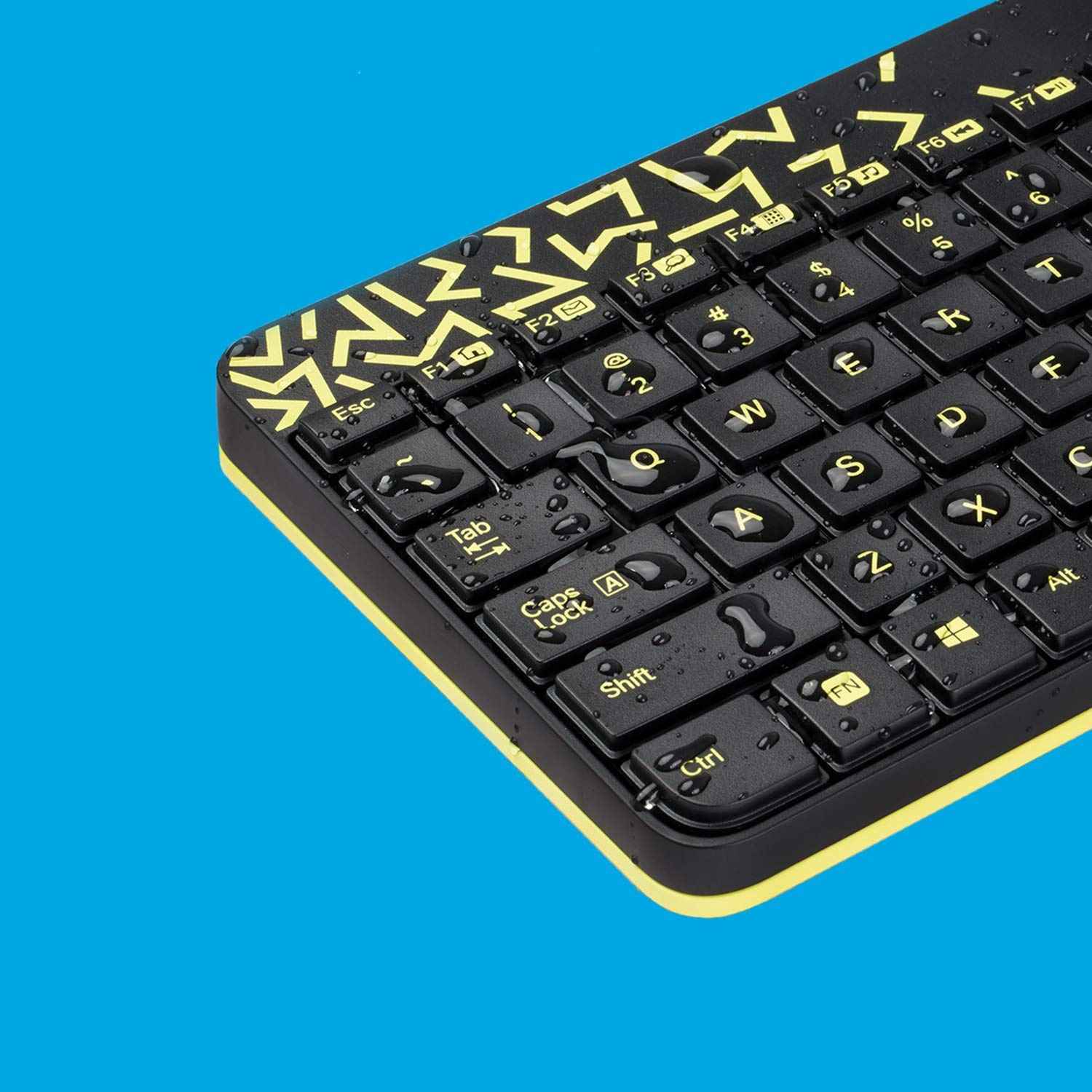 Logitech MK240 Nano Wireless USB Keyboard and Mouse Set, 12